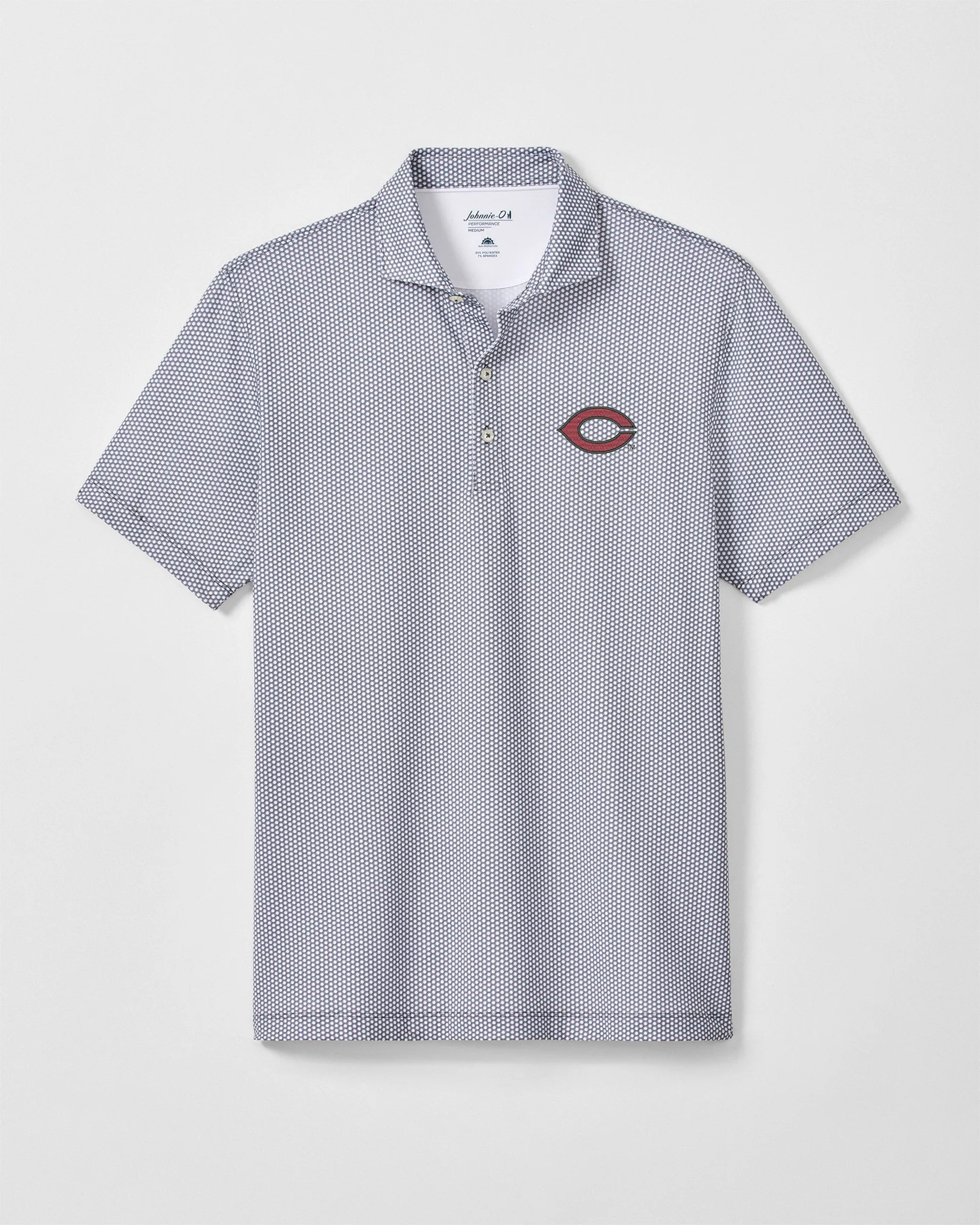 University of Chicago Hex Performance Jersey Polo sold by Johnnie-O