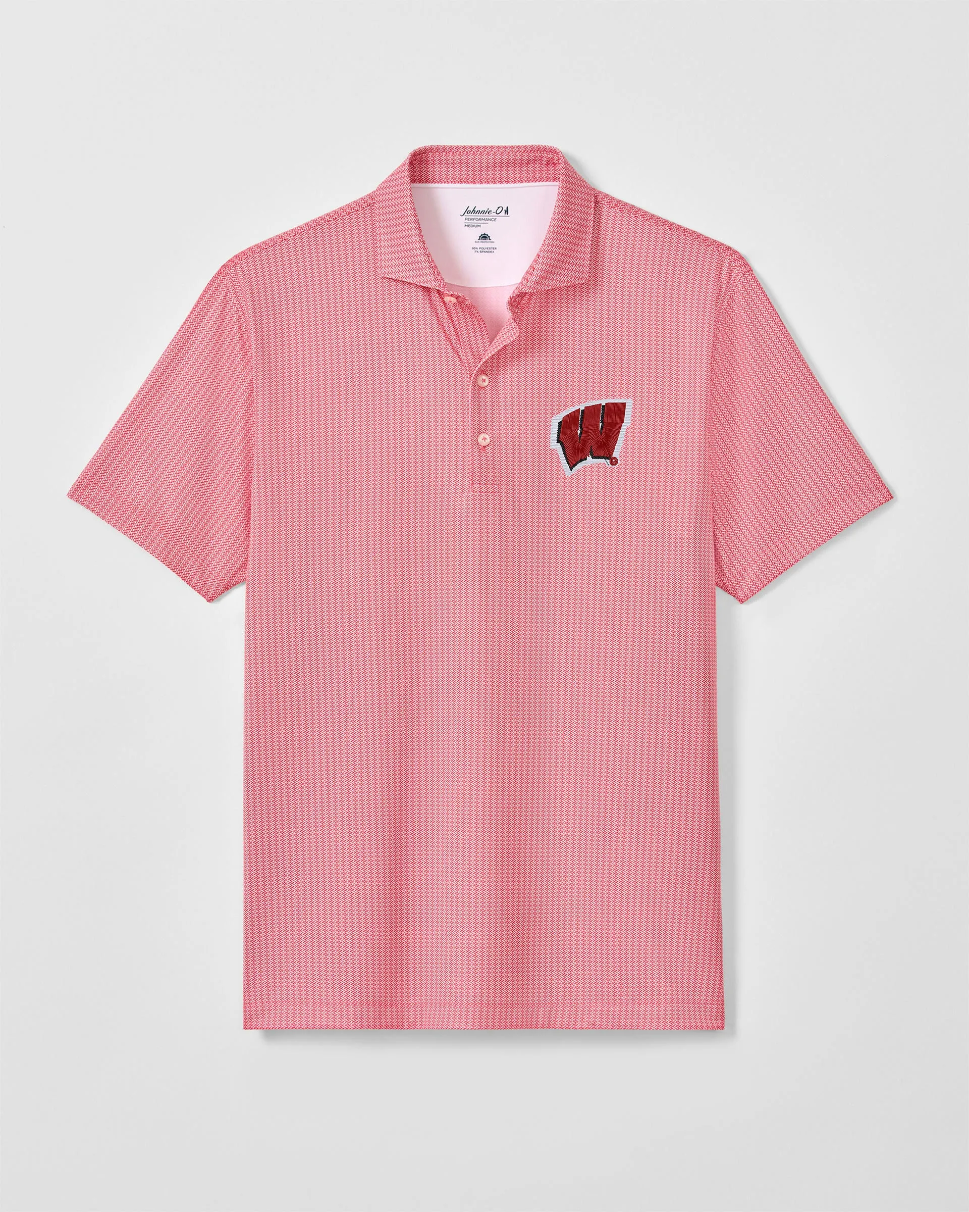 Wisconsin Crosslink Printed Performance Jersey Polo sold by Johnnie-O product image thumbnail 3