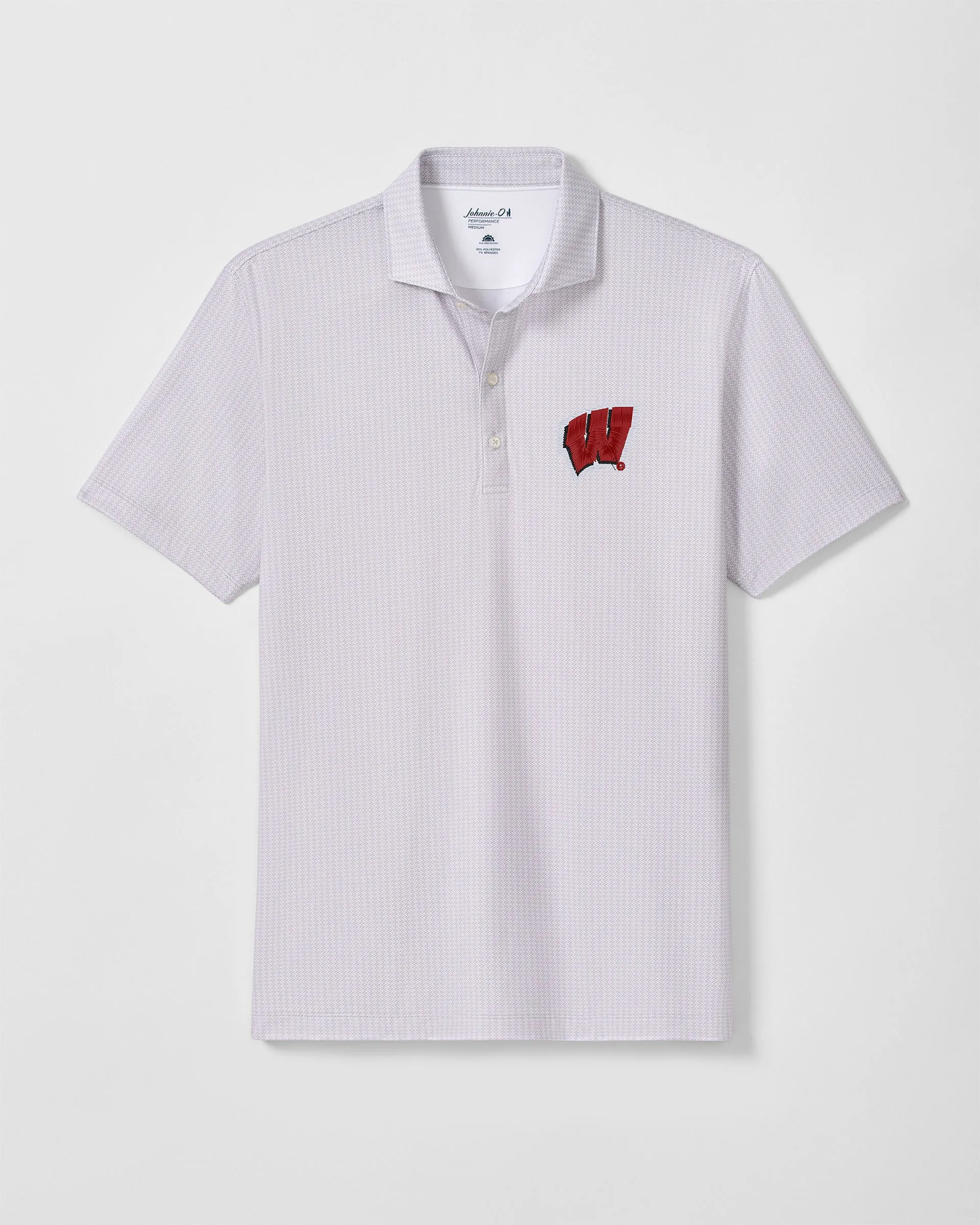 Wisconsin Crosslink Printed Performance Jersey Polo sold by Johnnie-O product image thumbnail 2