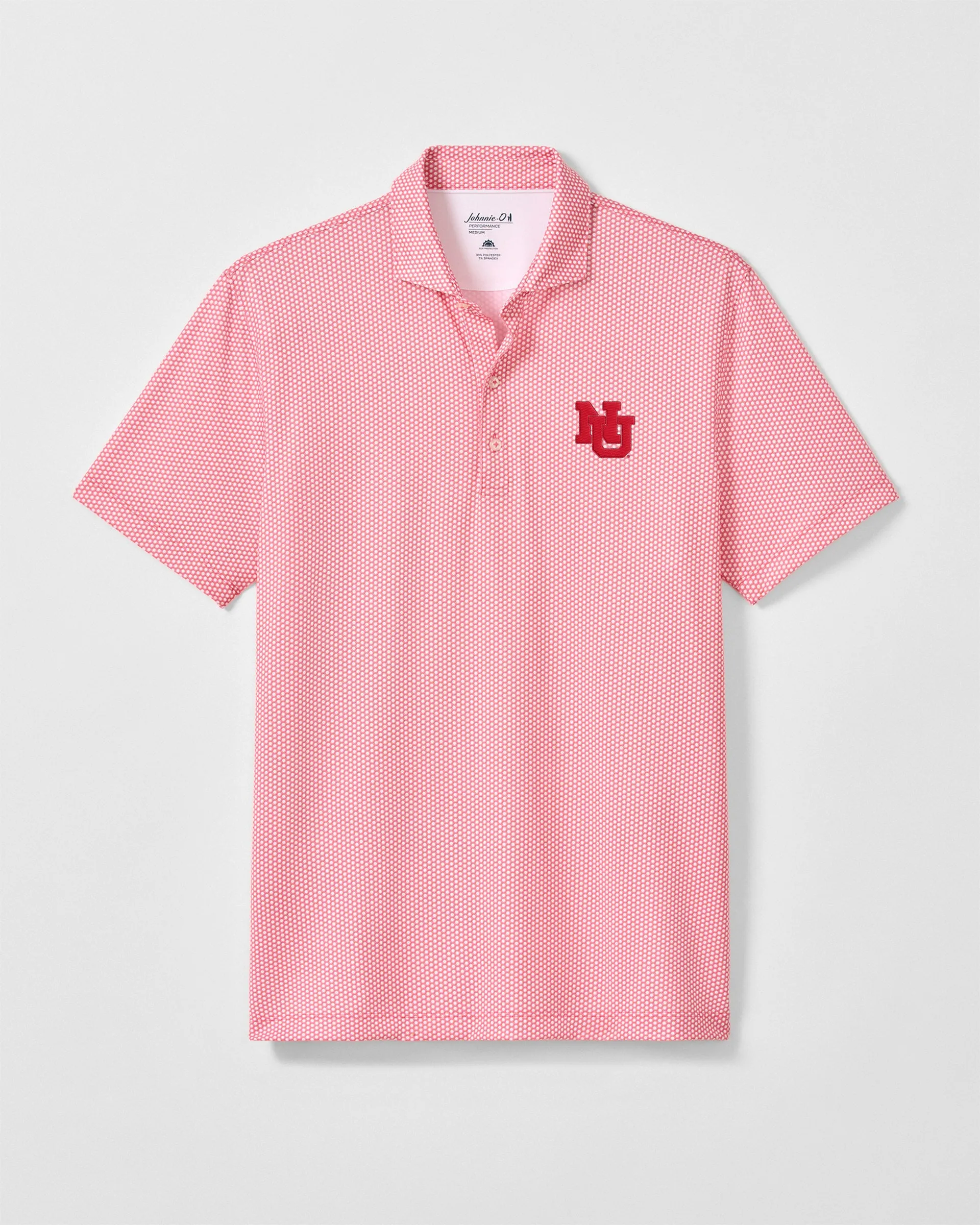 University of Nebraska Hex Performance Jersey Polo - Vault Logo sold by Johnnie-O product image thumbnail 2