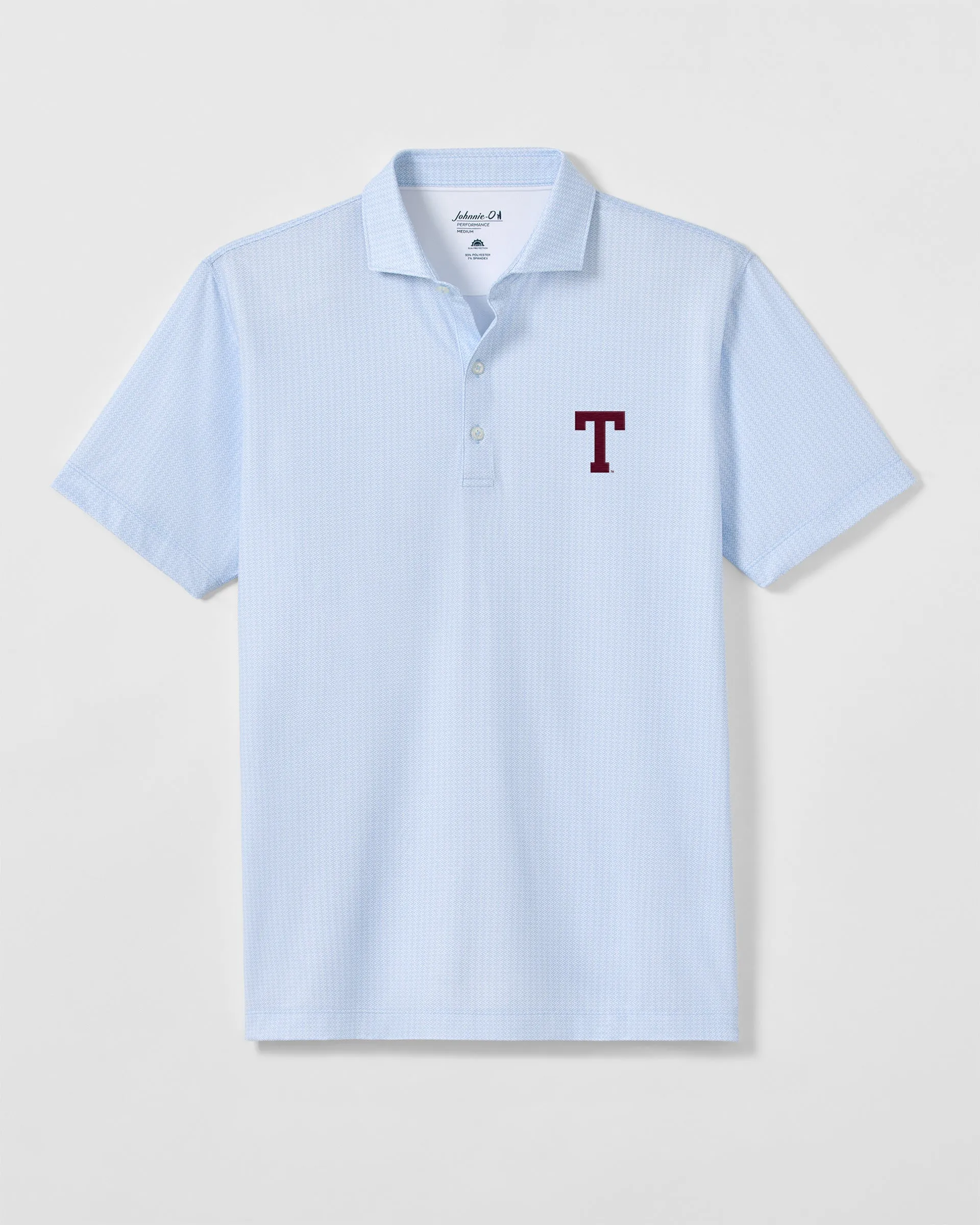 Texas A&M Crosslink Printed Performance Jersey Polo - Vault Logo sold by Johnnie-O product image thumbnail 3