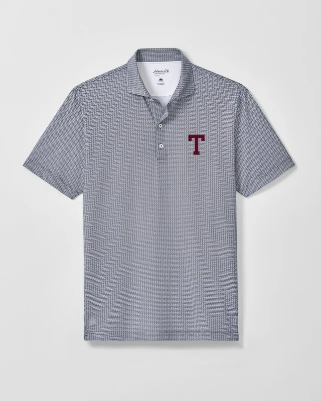 Texas A&M Crosslink Printed Performance Jersey Polo - Vault Logo made by Johnnie-O