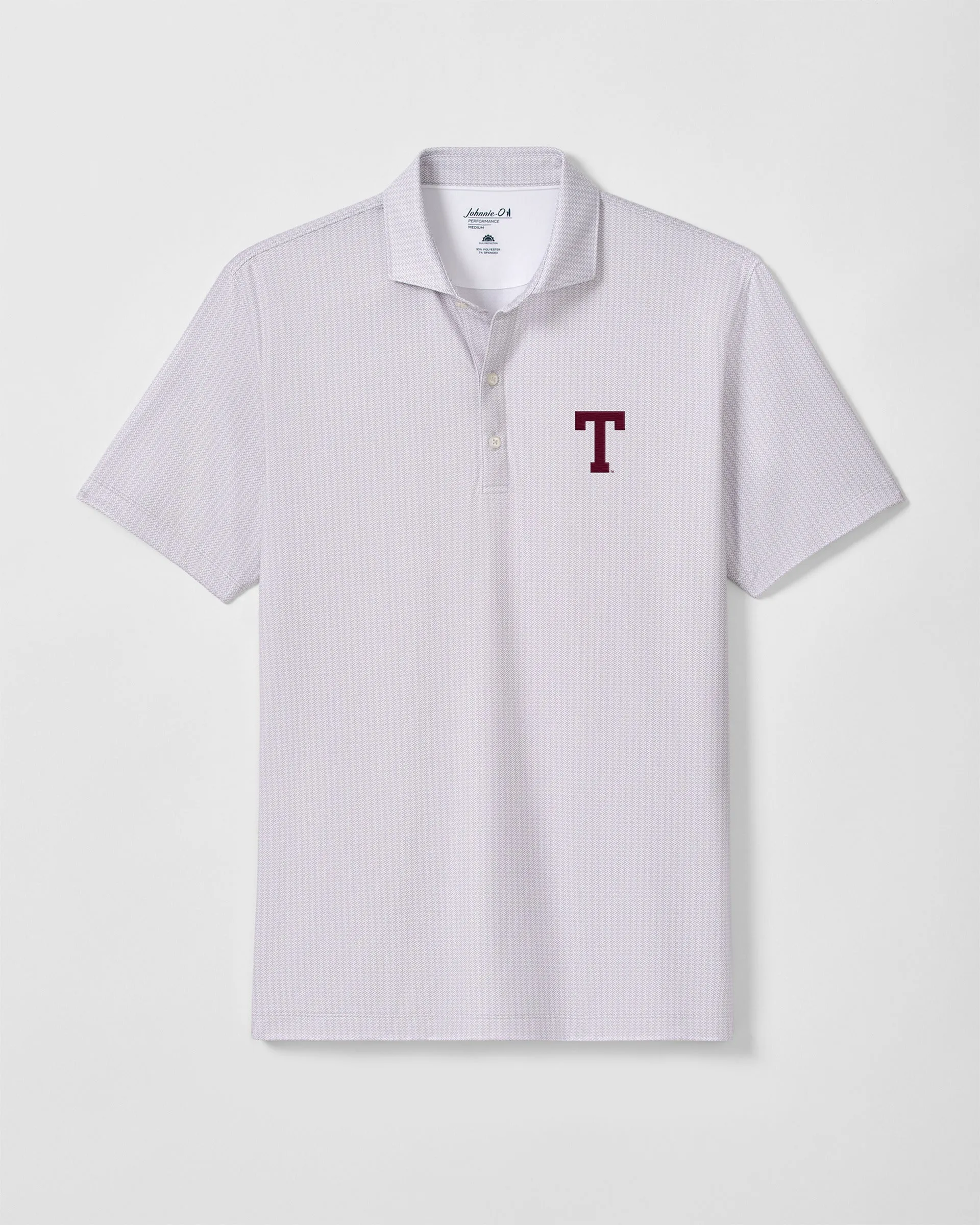 Texas A&M Crosslink Printed Performance Jersey Polo - Vault Logo sold by Johnnie-O product image thumbnail 4