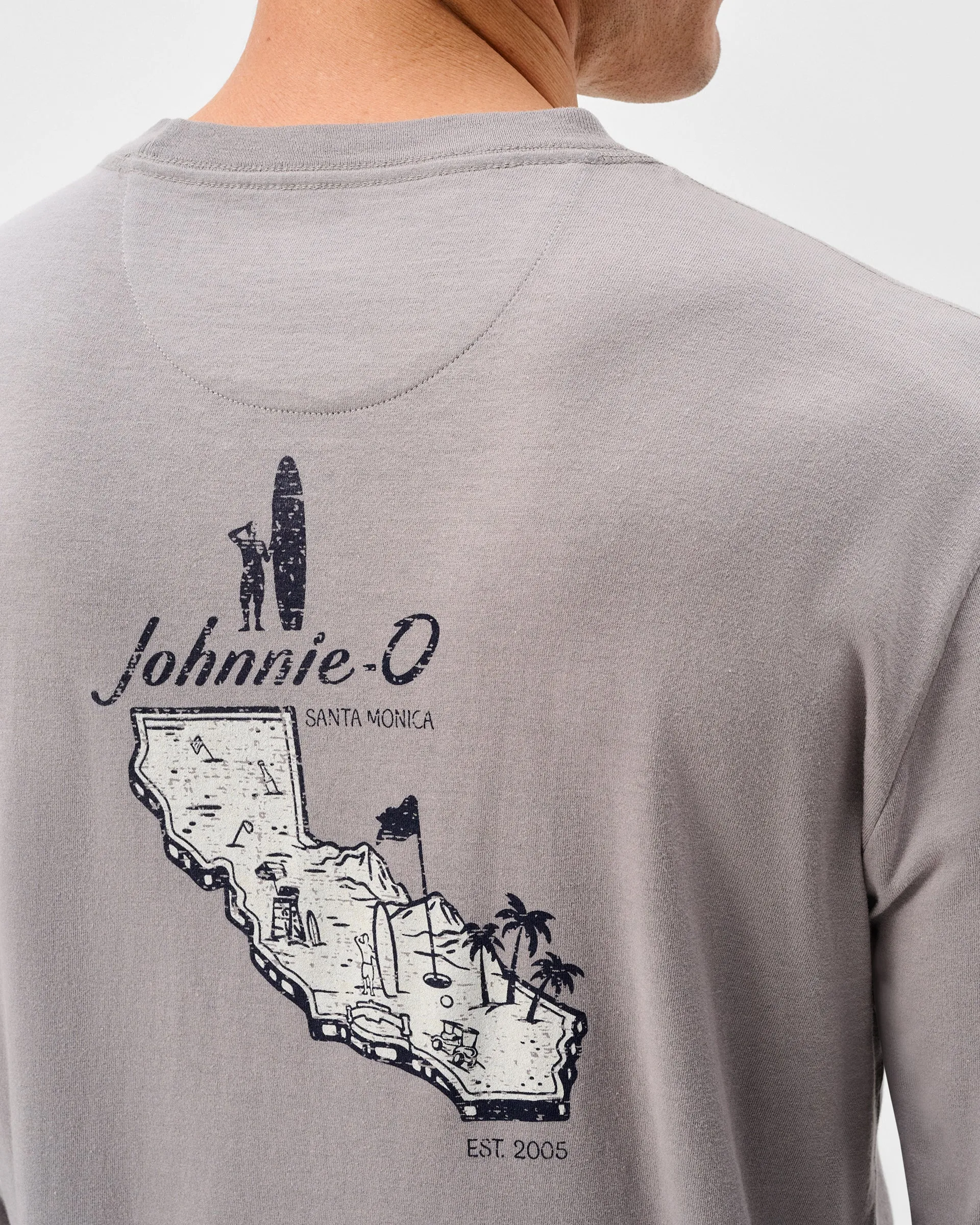 Long Sleeve Pocket T-Shirt - Santa Monica sold by Johnnie-O product image thumbnail 4