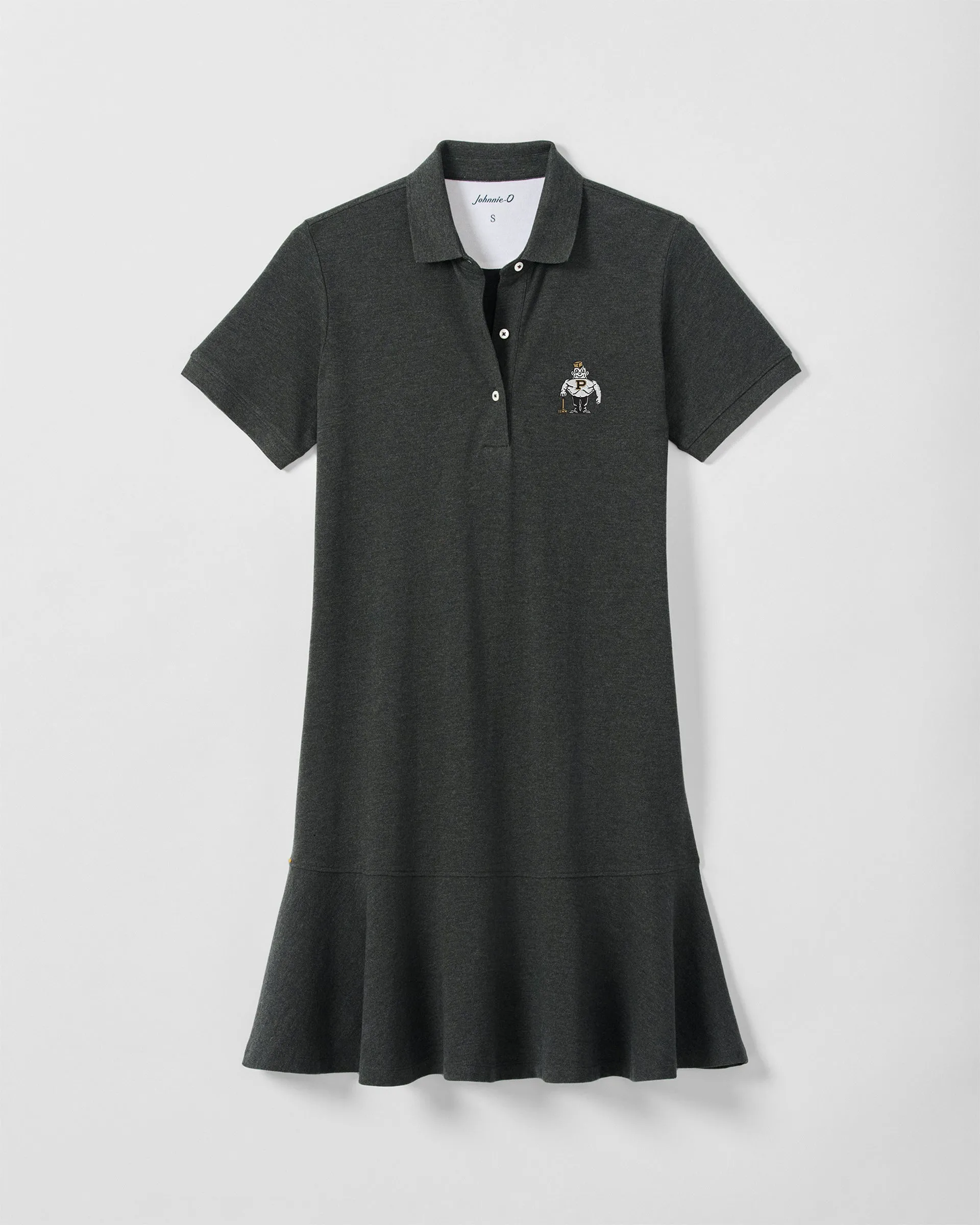 Women's Purdue Janie Pique Mini Polo Dress - Vault Logo sold by Johnnie-O
