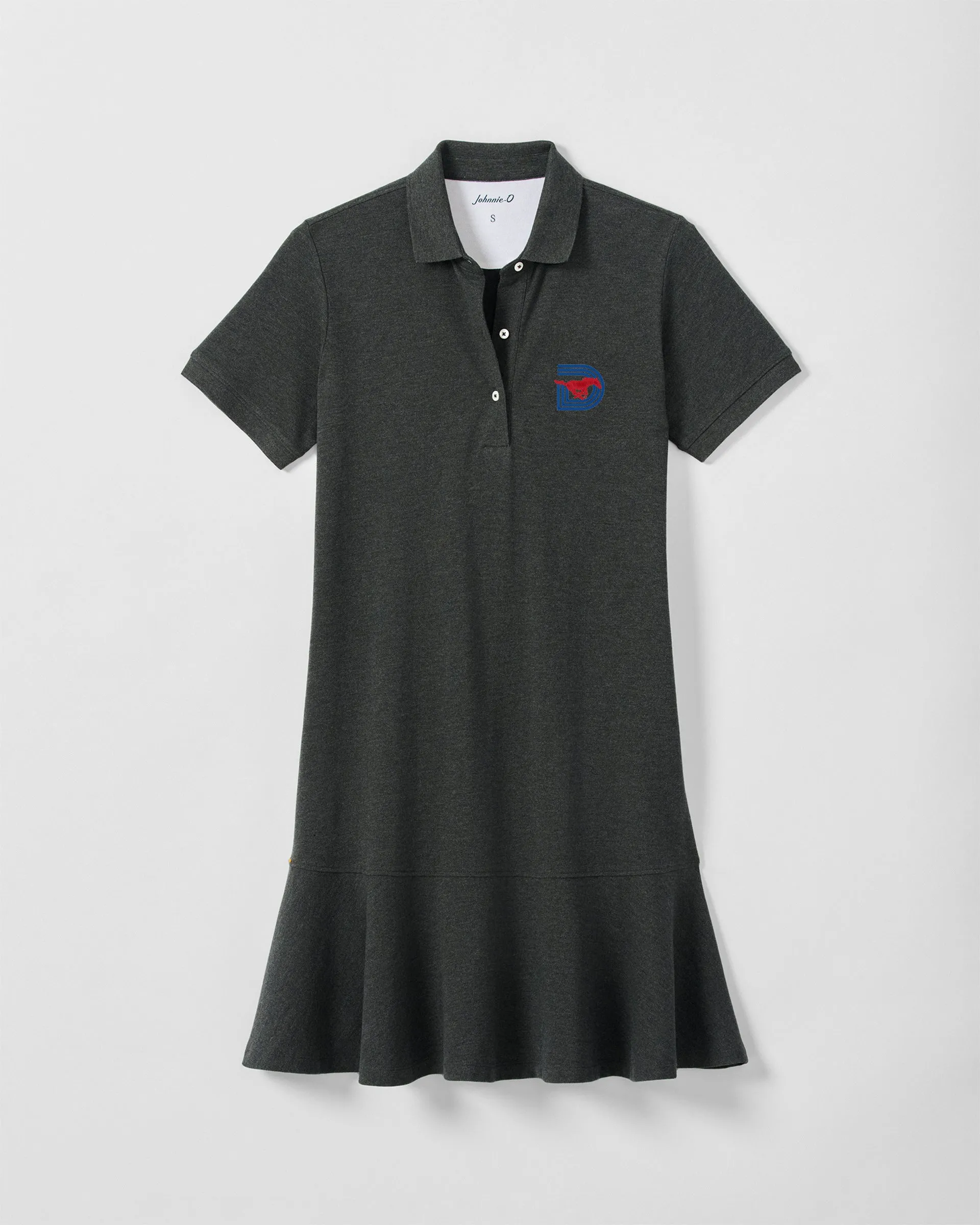 Women's Southern Methodist University Janie Pique Mini Polo Dress - Triple D Logo sold by Johnnie-O product image thumbnail 3