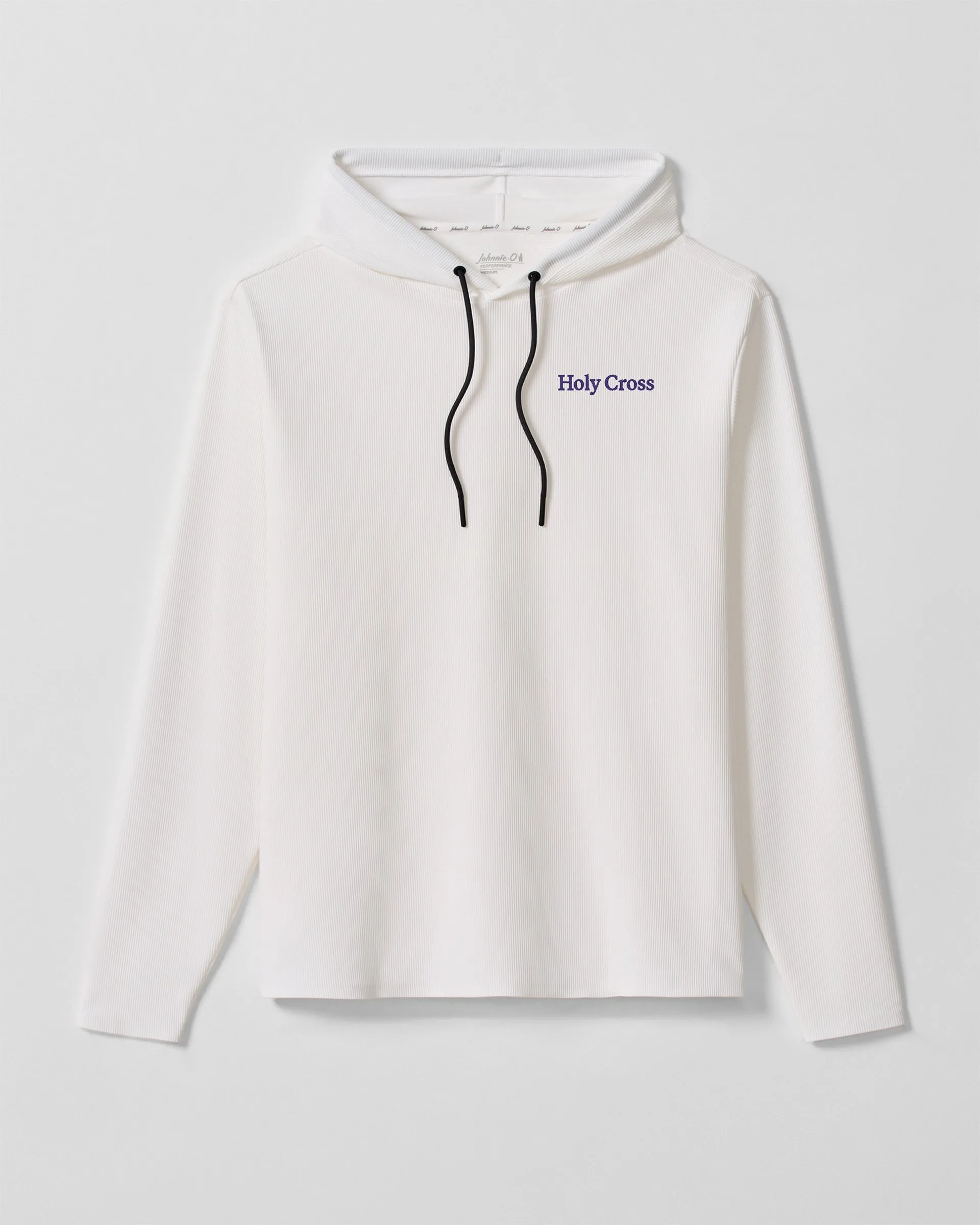 College of the Holy Cross Hoppin Pop Performance Hoodie- Script Logo sold by Johnnie-O
