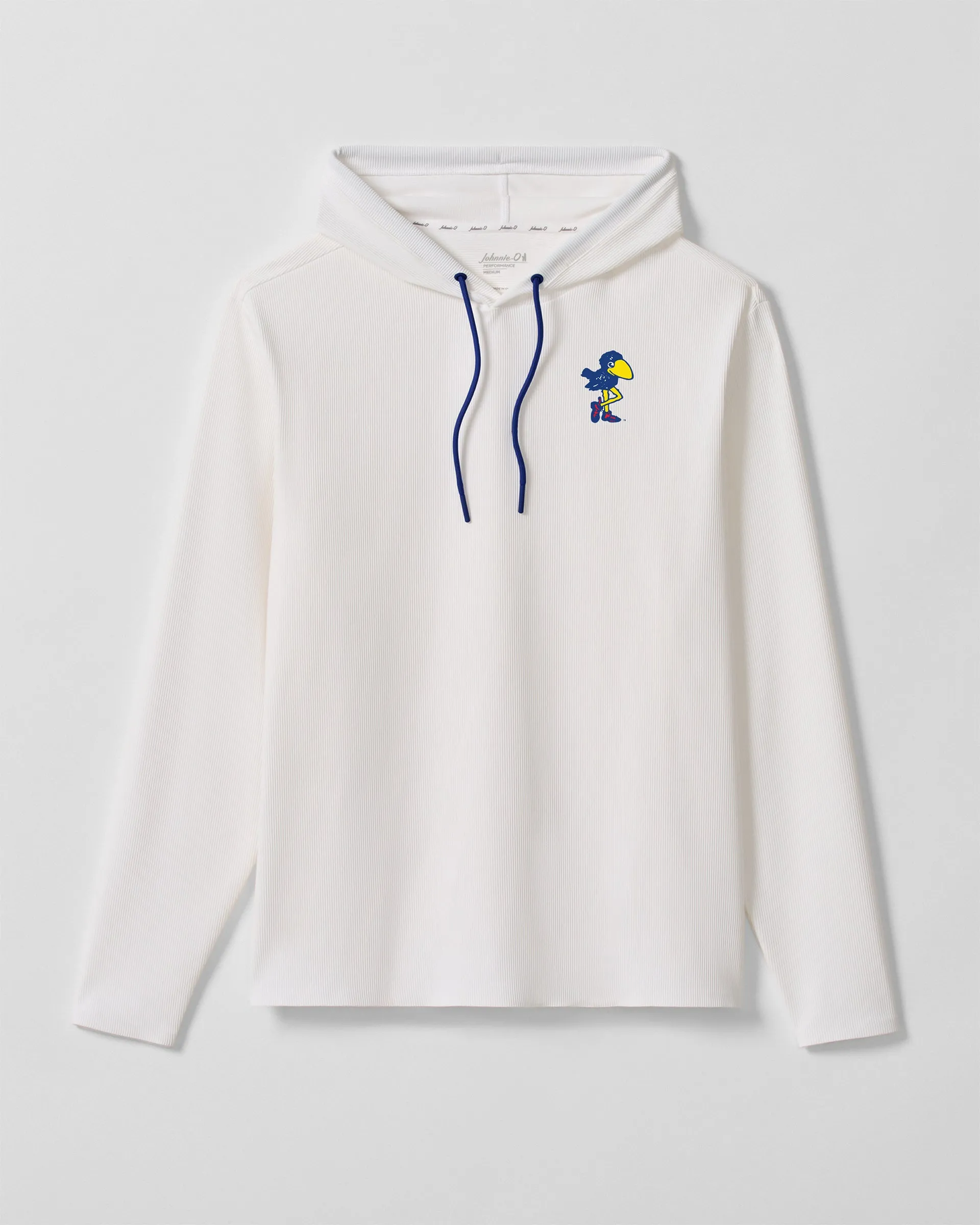 University of Kansas Hoppin Pop Performance Hoodie - Vault Logo sold by Johnnie-O product image thumbnail 5