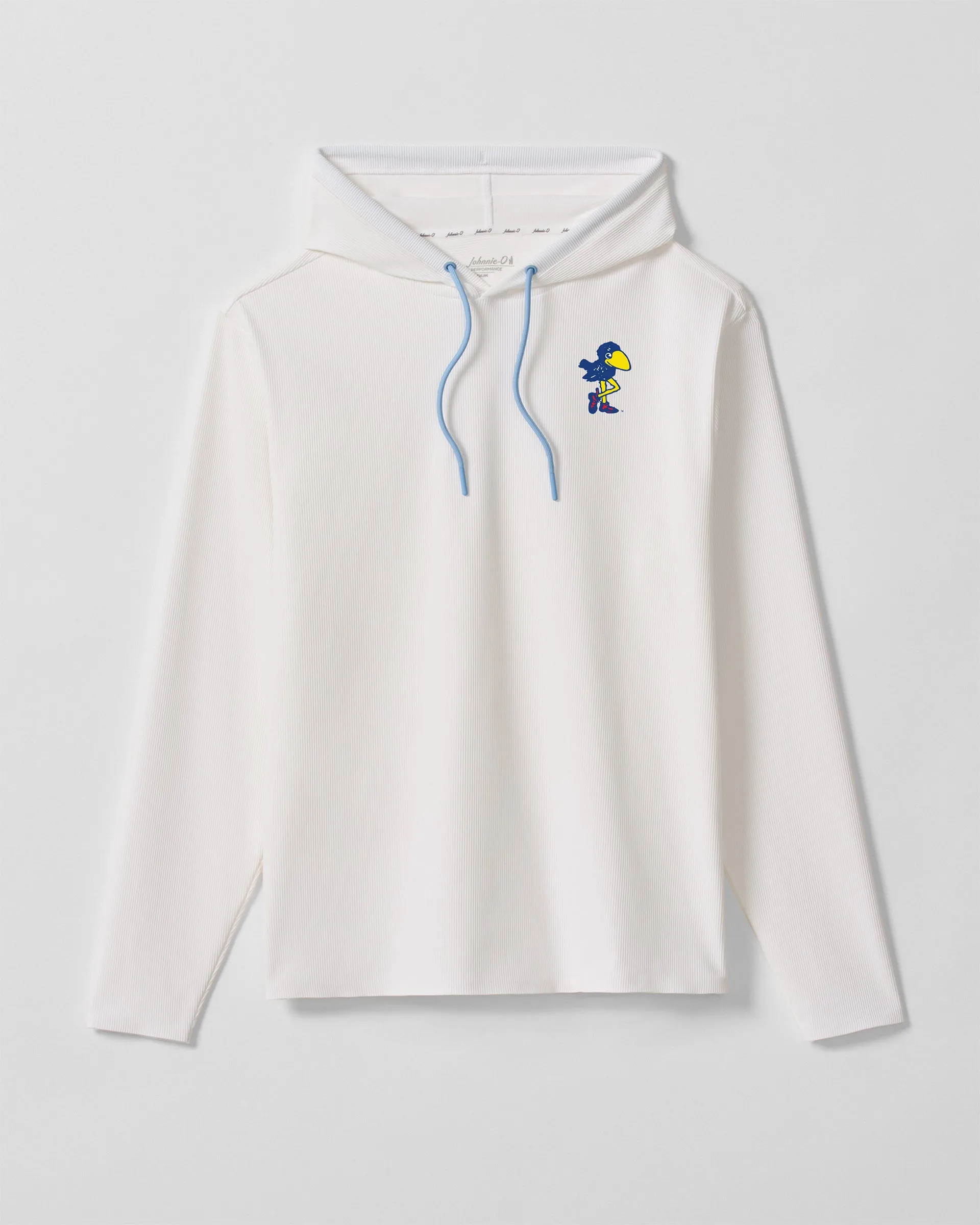 University of Kansas Hoppin Pop Performance Hoodie - Vault Logo sold by Johnnie-O product image thumbnail 3