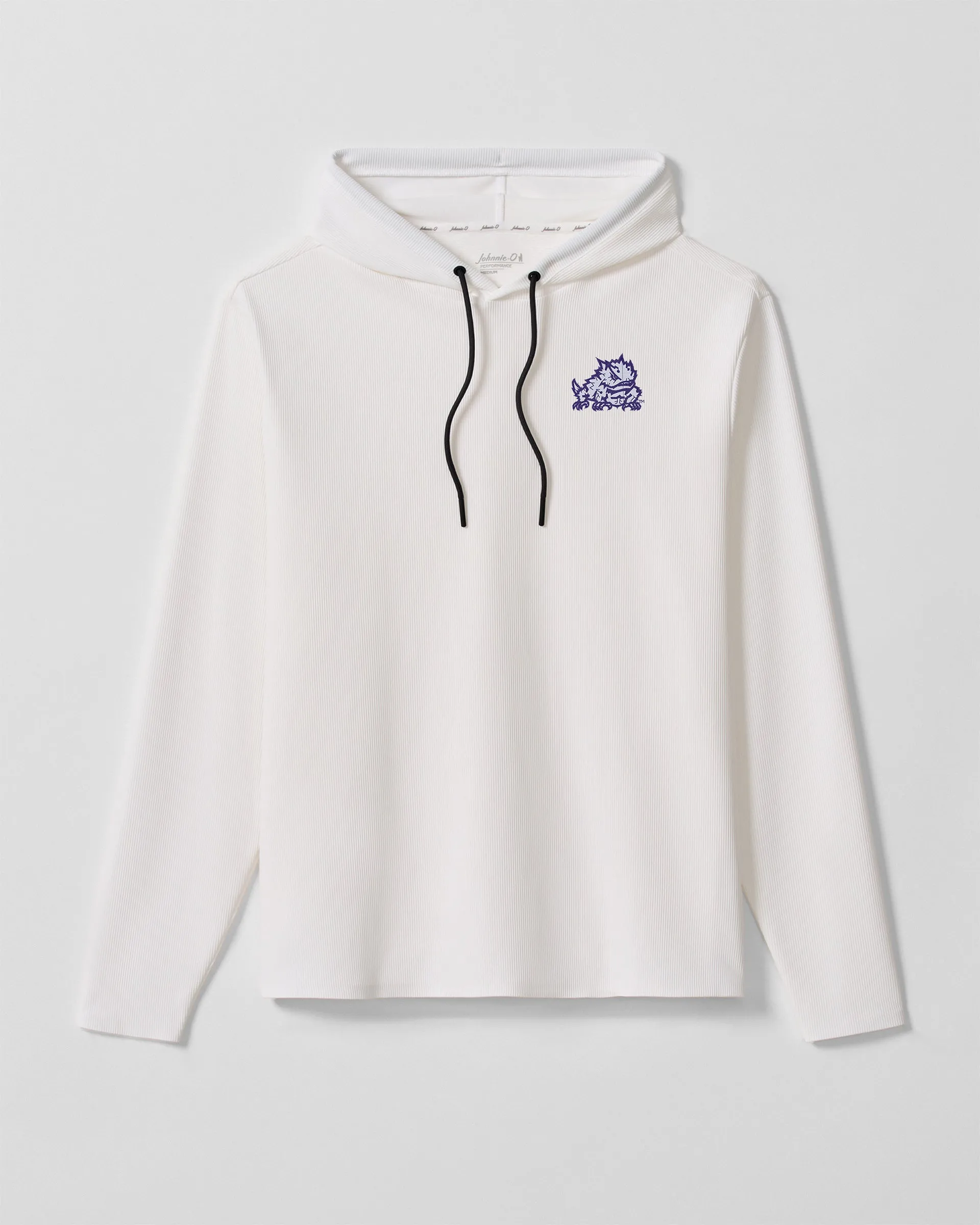 Texas Christian University Hoppin Pop Performance Hoodie - Horned Frog Logo sold by Johnnie-O product image thumbnail 2