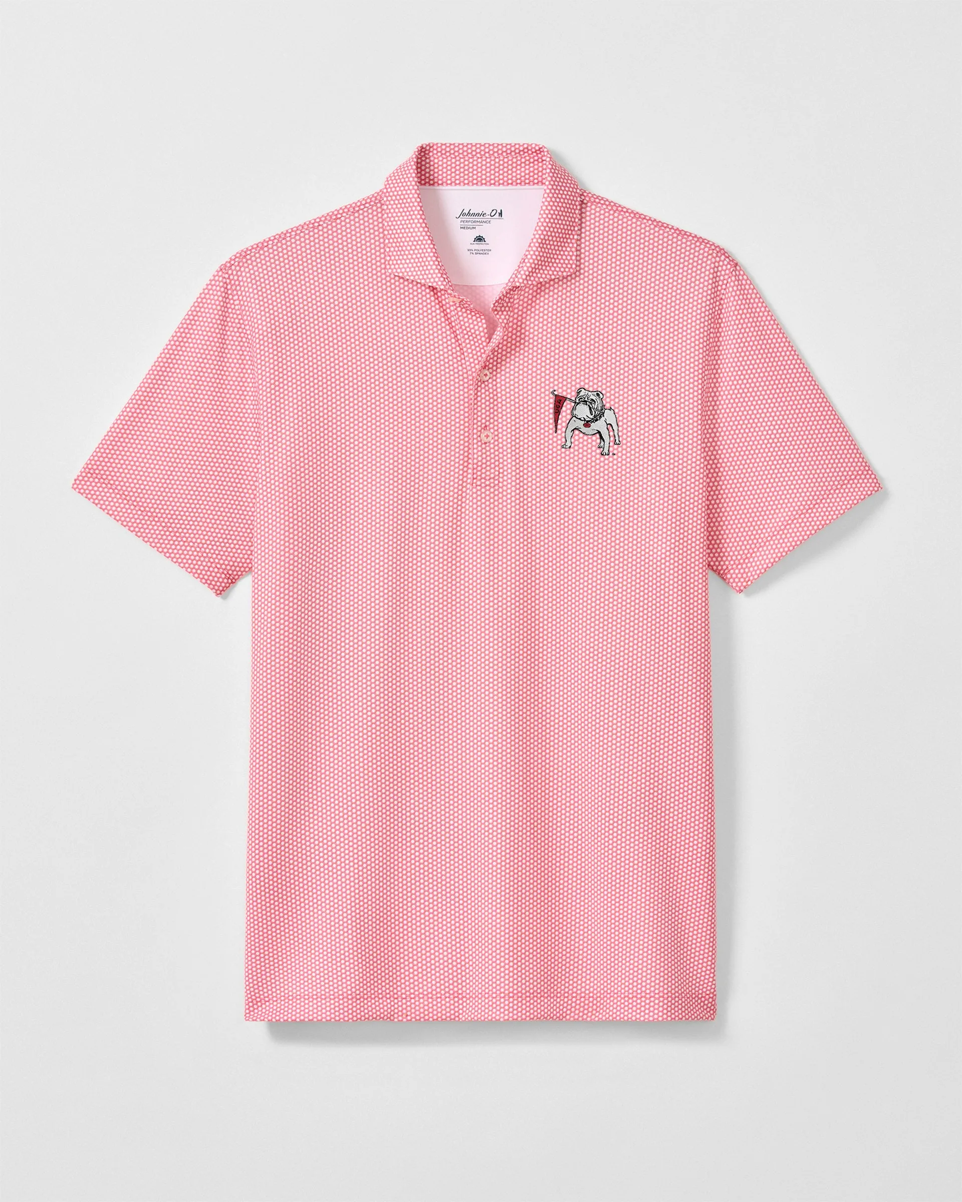 University of Georgia Hex Performance Jersey Polo - Vintage Logo sold by Johnnie-O product image thumbnail 2