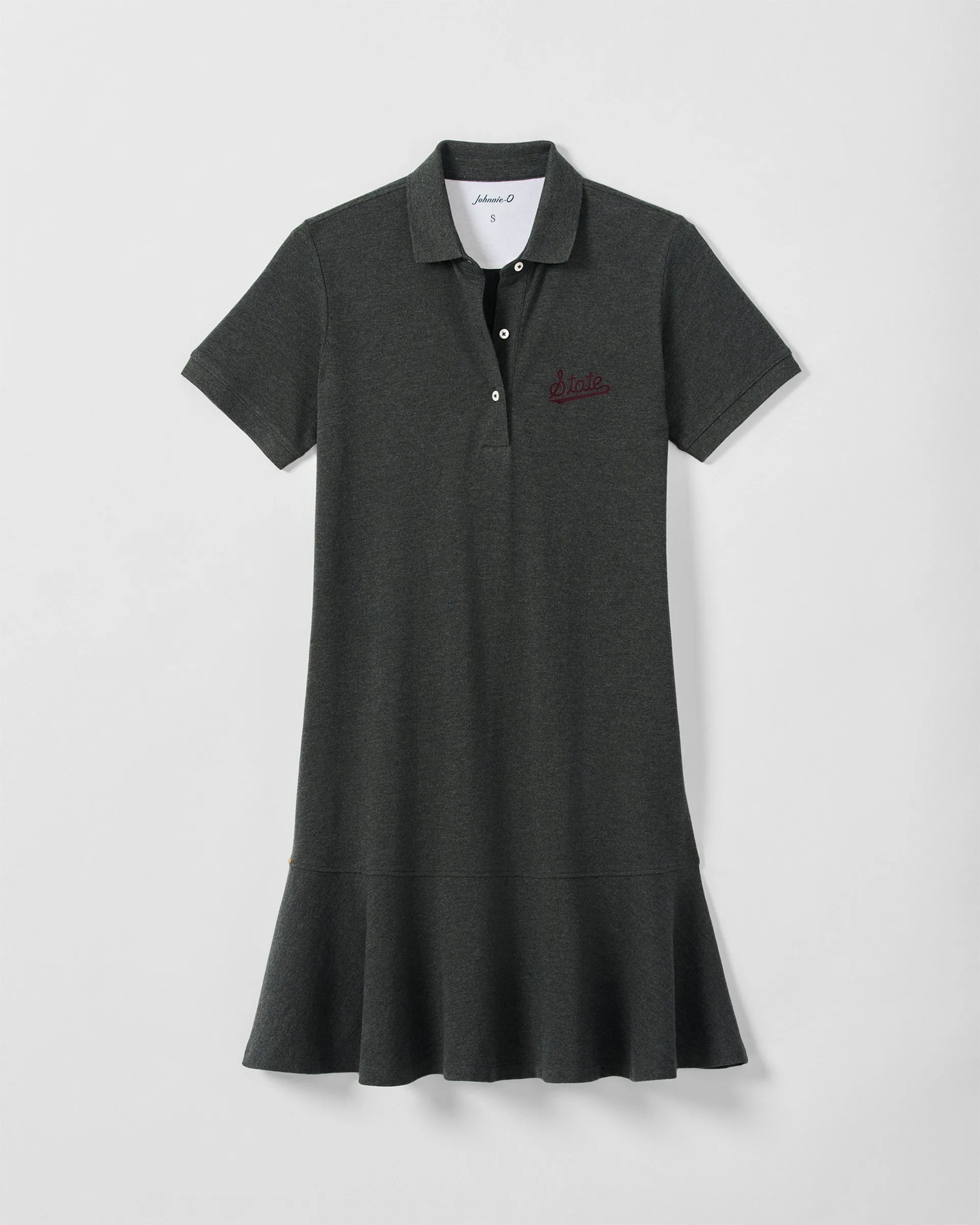 Women's Mississippi State Janie Pique Mini Polo Dress - Script Logo sold by Johnnie-O product image thumbnail 2
