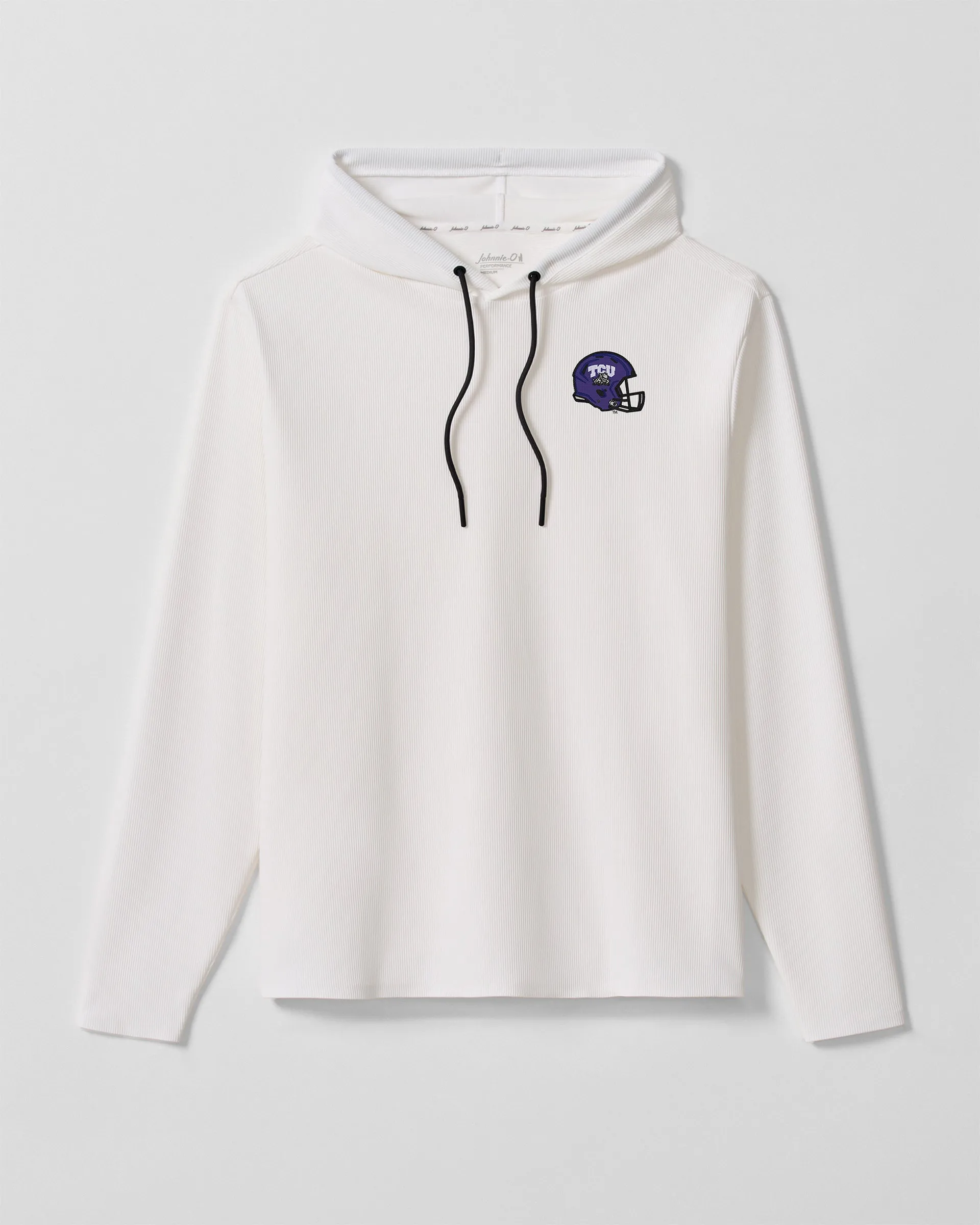 Texas Christian University Hoppin Pop Performance Hoodie - Helmet Logo sold by Johnnie-O