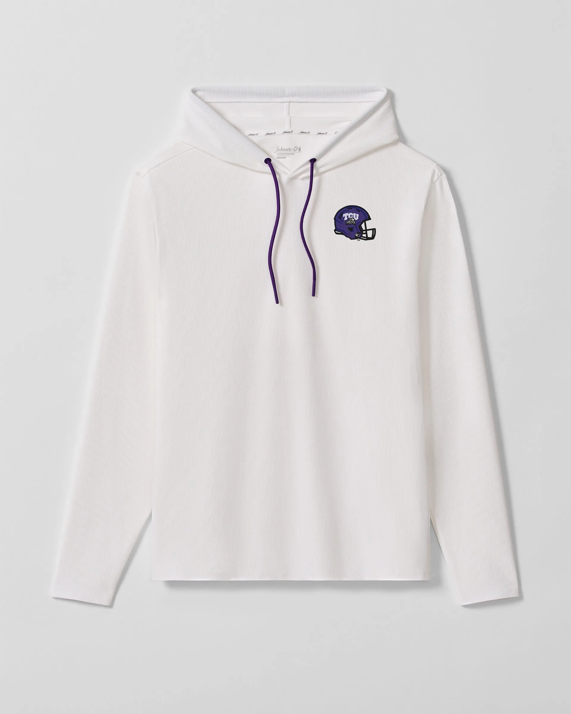 Texas Christian University Hoppin Pop Performance Hoodie - Helmet Logo sold by Johnnie-O product image thumbnail 2