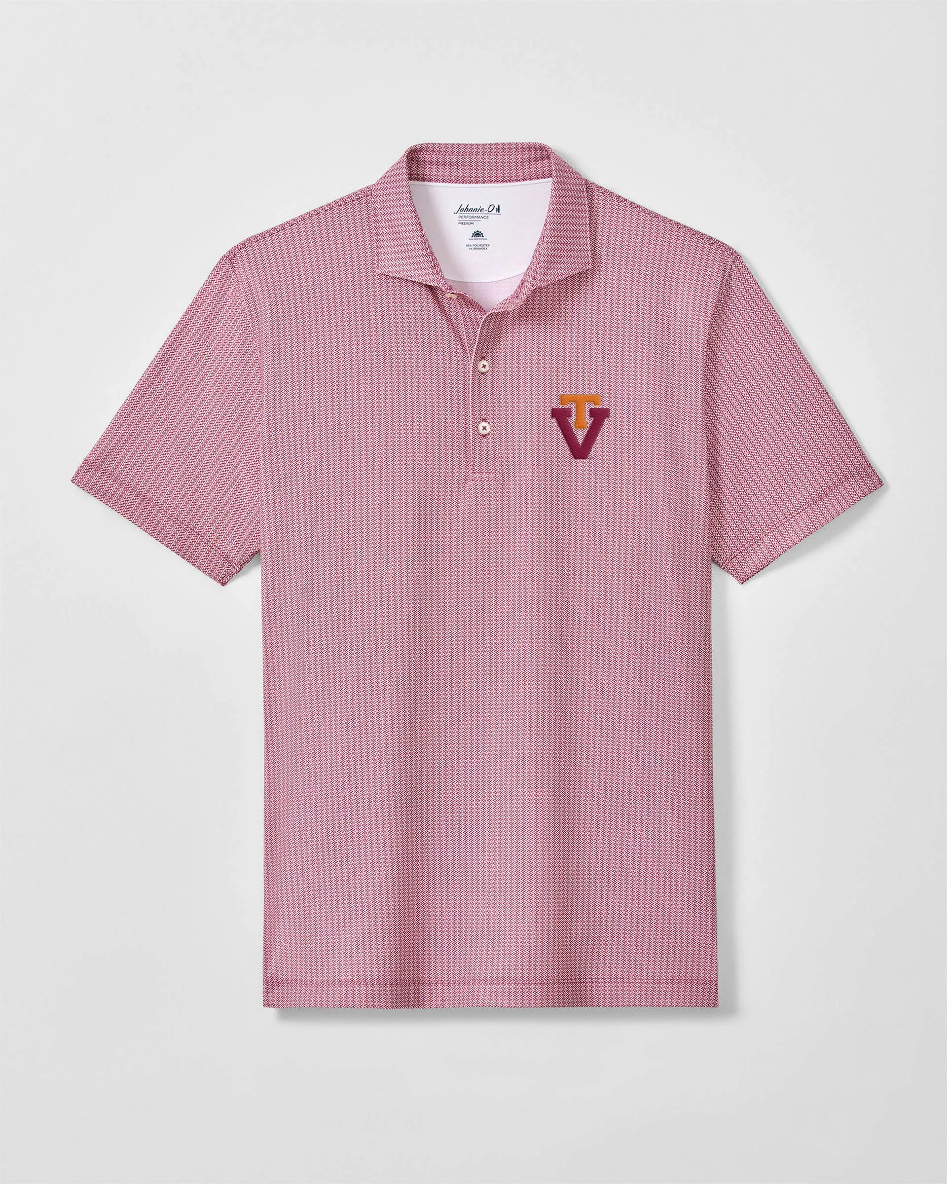Virginia Tech Crosslink Printed Performance Jersey Polo - Vault Logo sold by Johnnie-O product image thumbnail 2