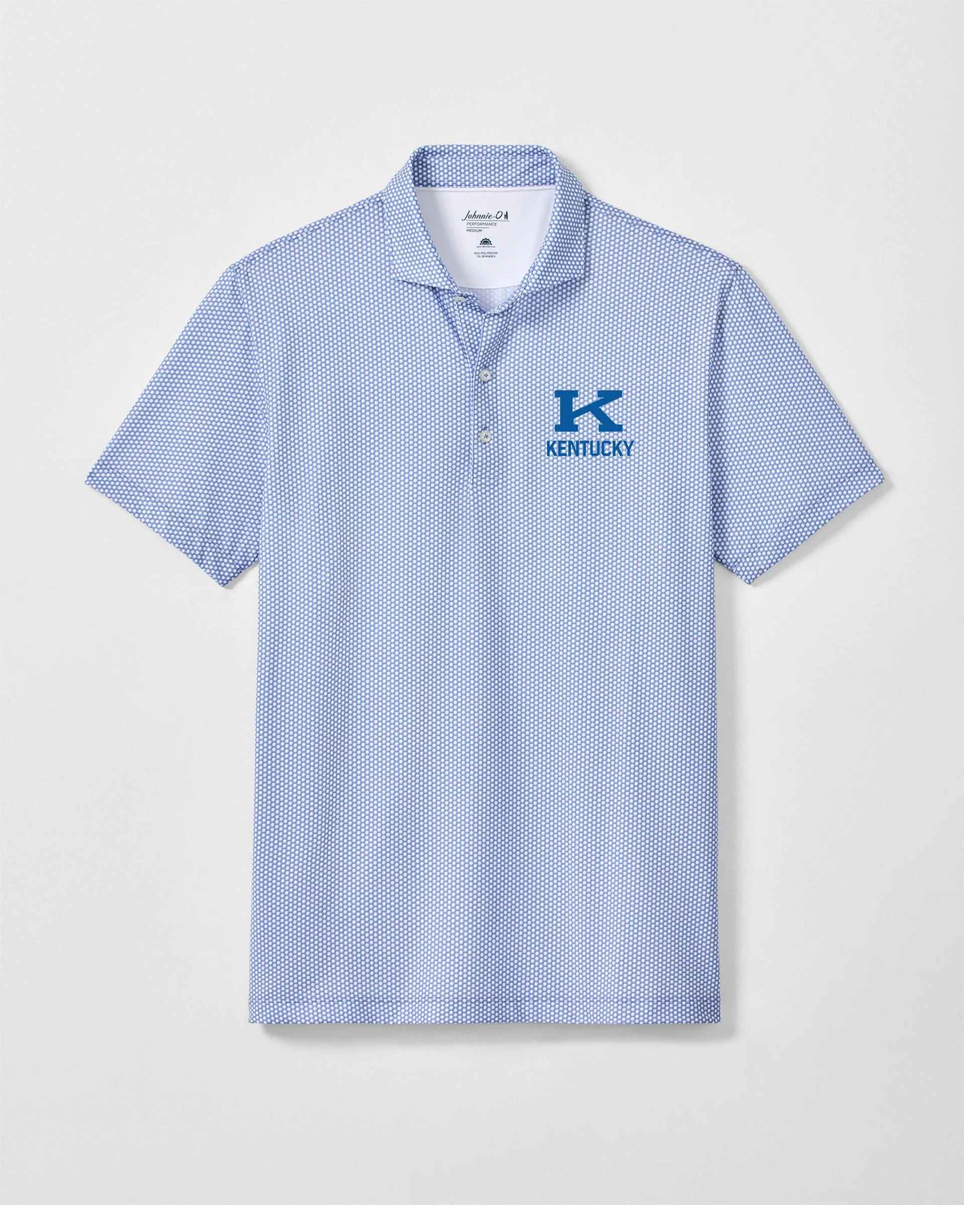 University of Kentucky Hex Performance Jersey Polo - Alternate Logo sold by Johnnie-O product image thumbnail 2