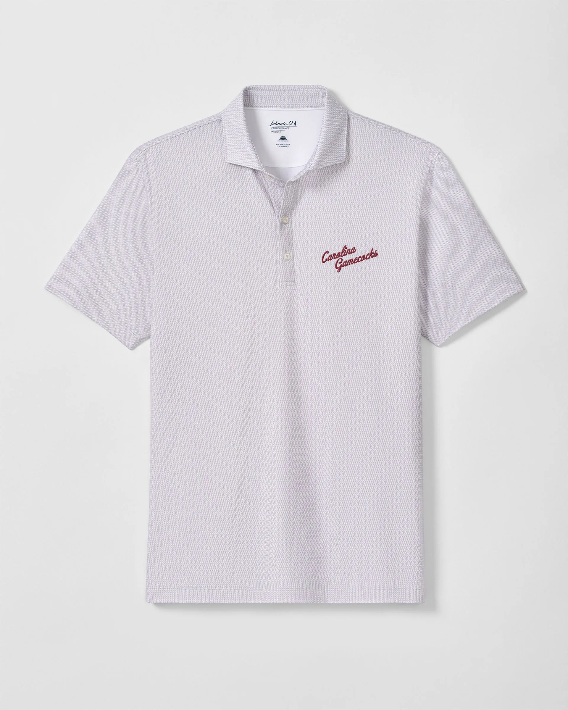 University of South Carolina Crosslink Printed Performance Jersey Polo - Vault Logo sold by Johnnie-O product image thumbnail 3