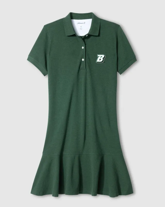 Women's Binghamton University Janie Pique Mini Polo Dress made by Johnnie-O