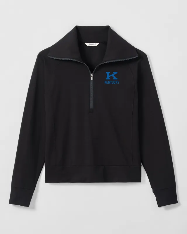 Women's University of Kentucky Eliza Half Zip - Alternate Logo made by Johnnie-O