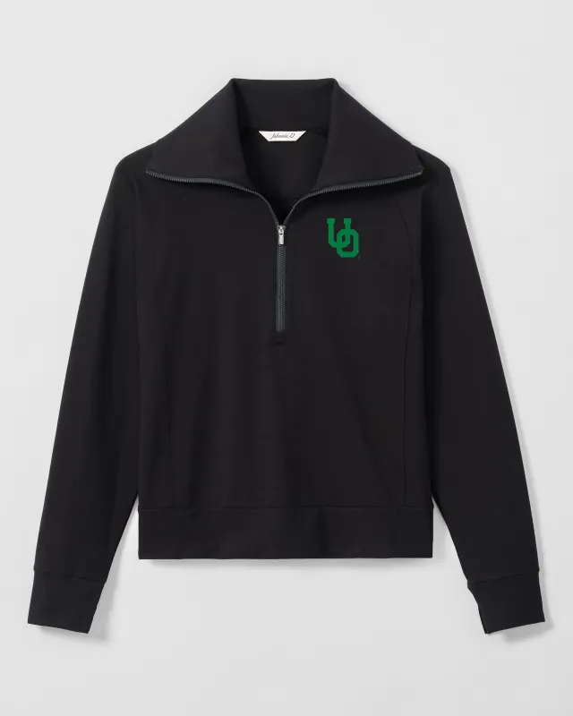 Women's University of Oregon Eliza Half Zip made by Johnnie-O