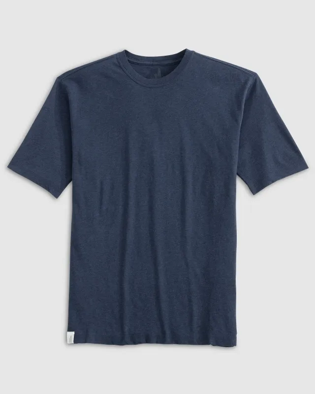 Heathered Spencer Cotton T-Shirt made by Johnnie-O