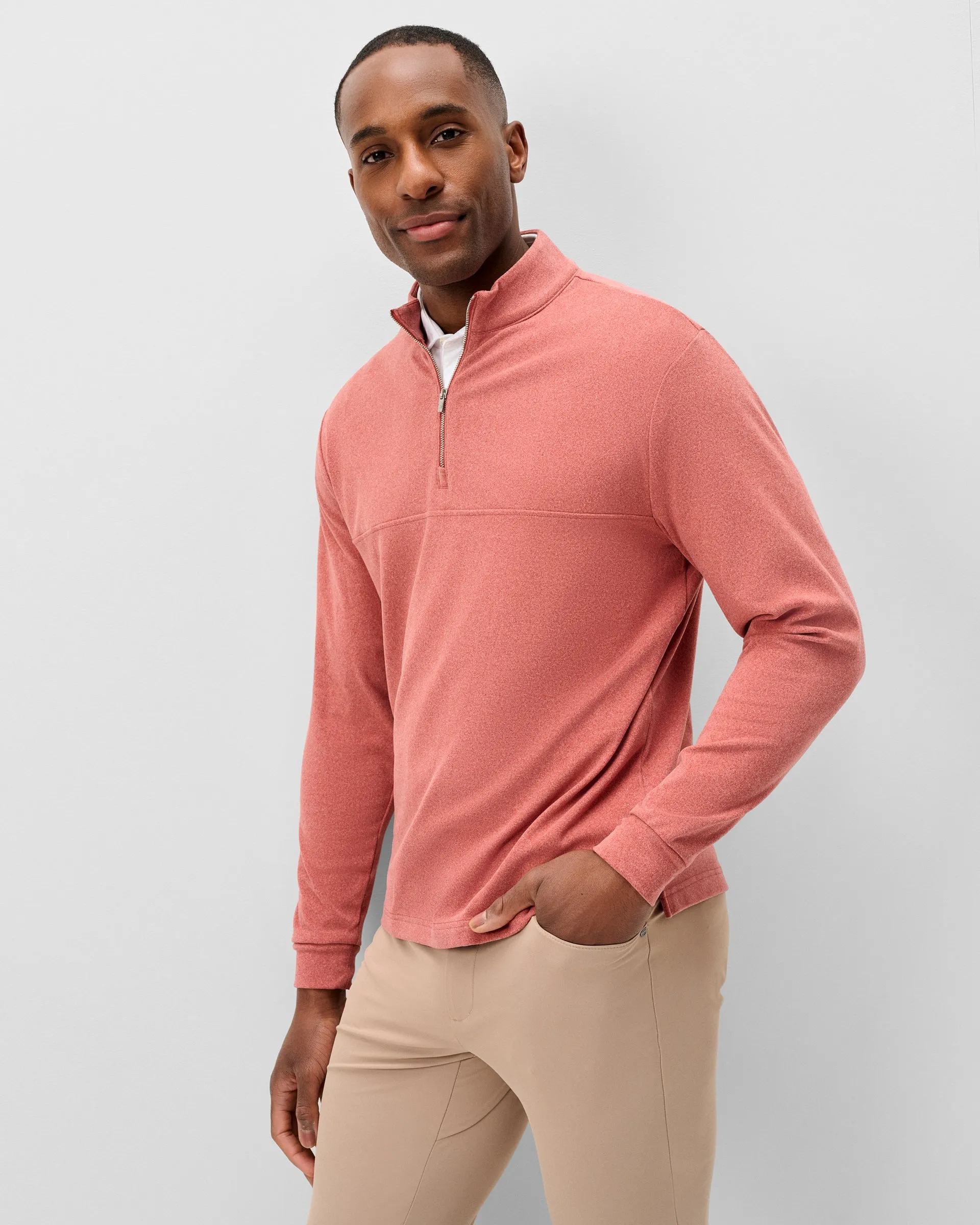 Mikey Fleece 1/4 Zip Pullover - Solid sold by Johnnie-O product image thumbnail 4
