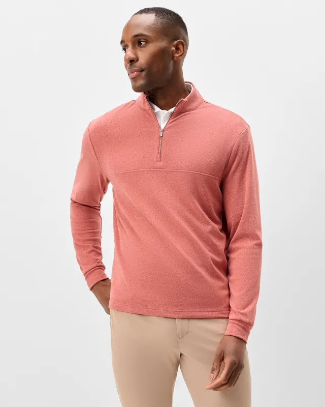 Mikey Fleece 1/4 Zip Pullover - Solid made by Johnnie-O