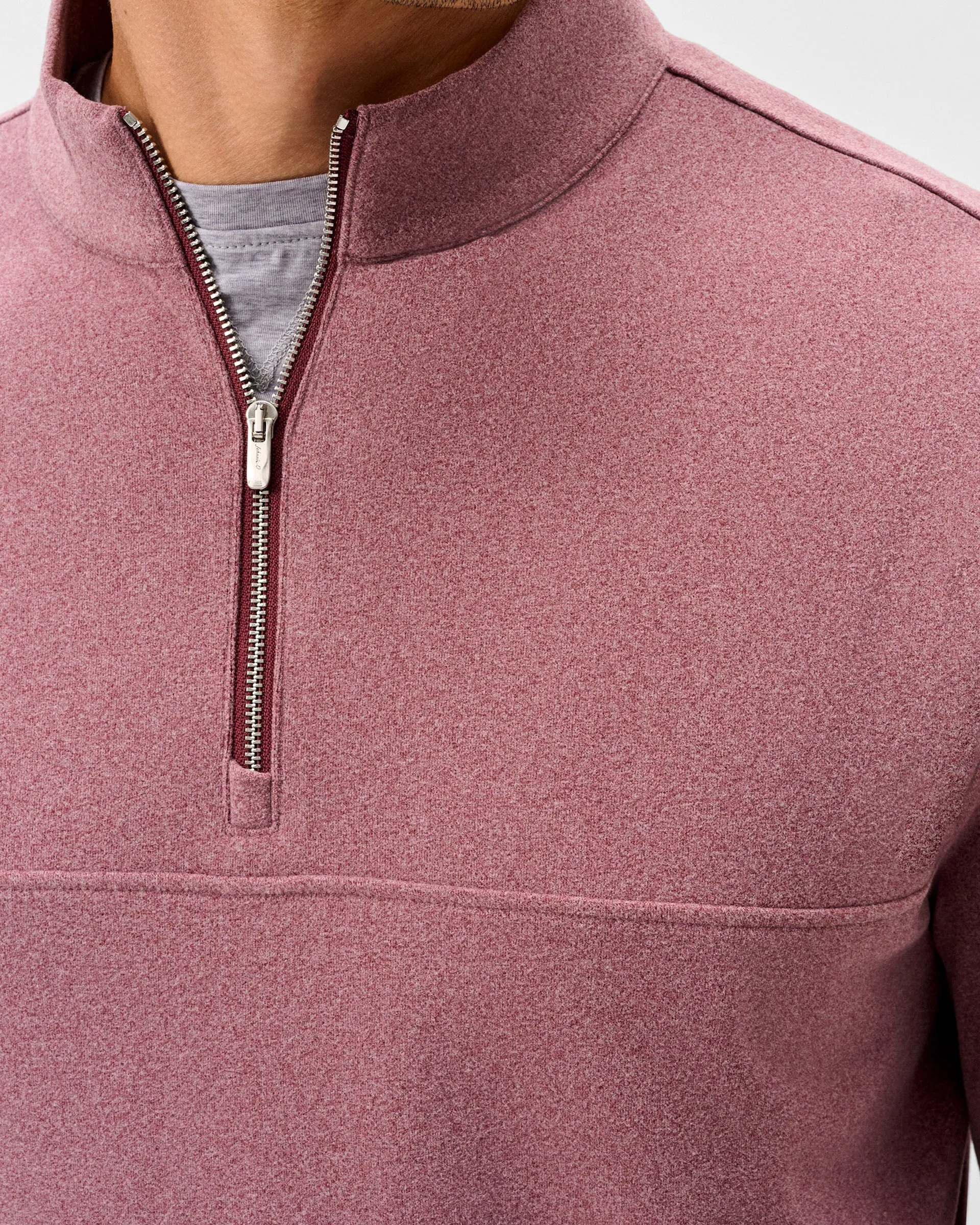 Mikey Fleece 1/4 Zip Pullover - Solid sold by Johnnie-O product image thumbnail 2
