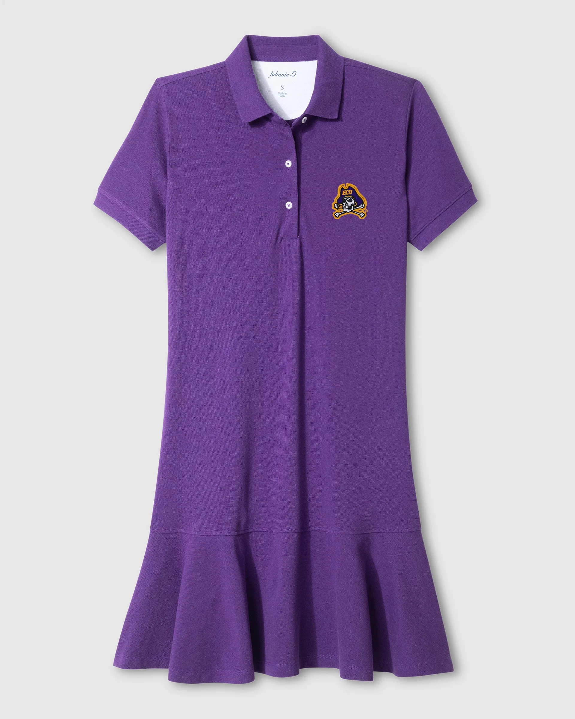 Women's East Carolina University Janie Pique Mini Polo Dress sold by Johnnie-O