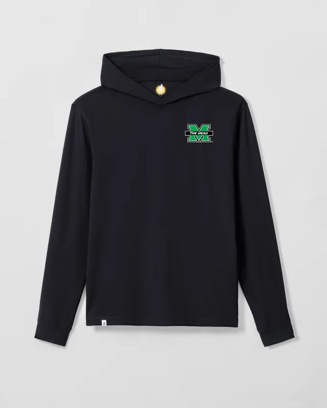 Marshall University Talon Featherweight Performance Polo made by Johnnie-O