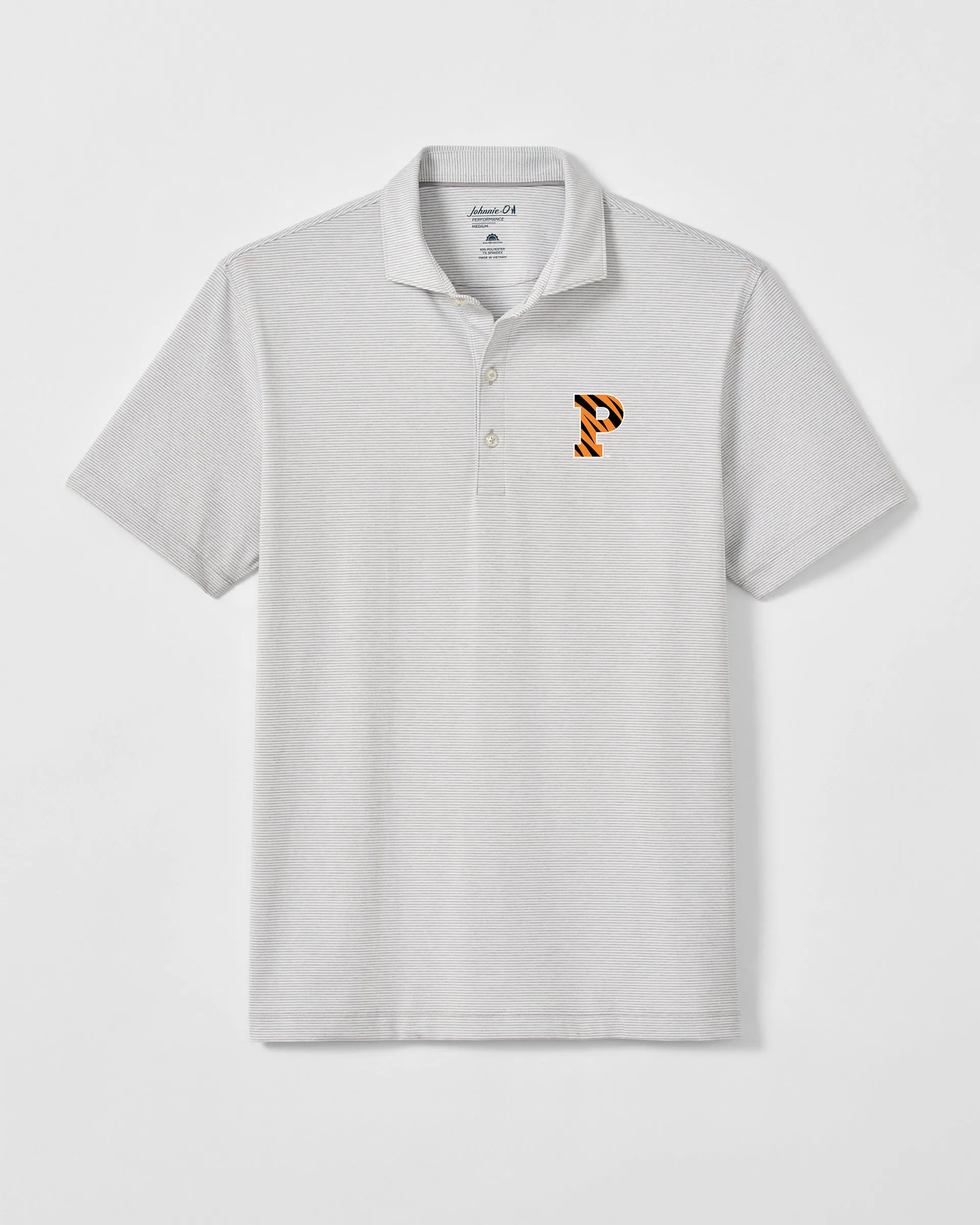 Princeton University Lyndonn Striped Jersey Performance Polo sold by Johnnie-O product image thumbnail 3