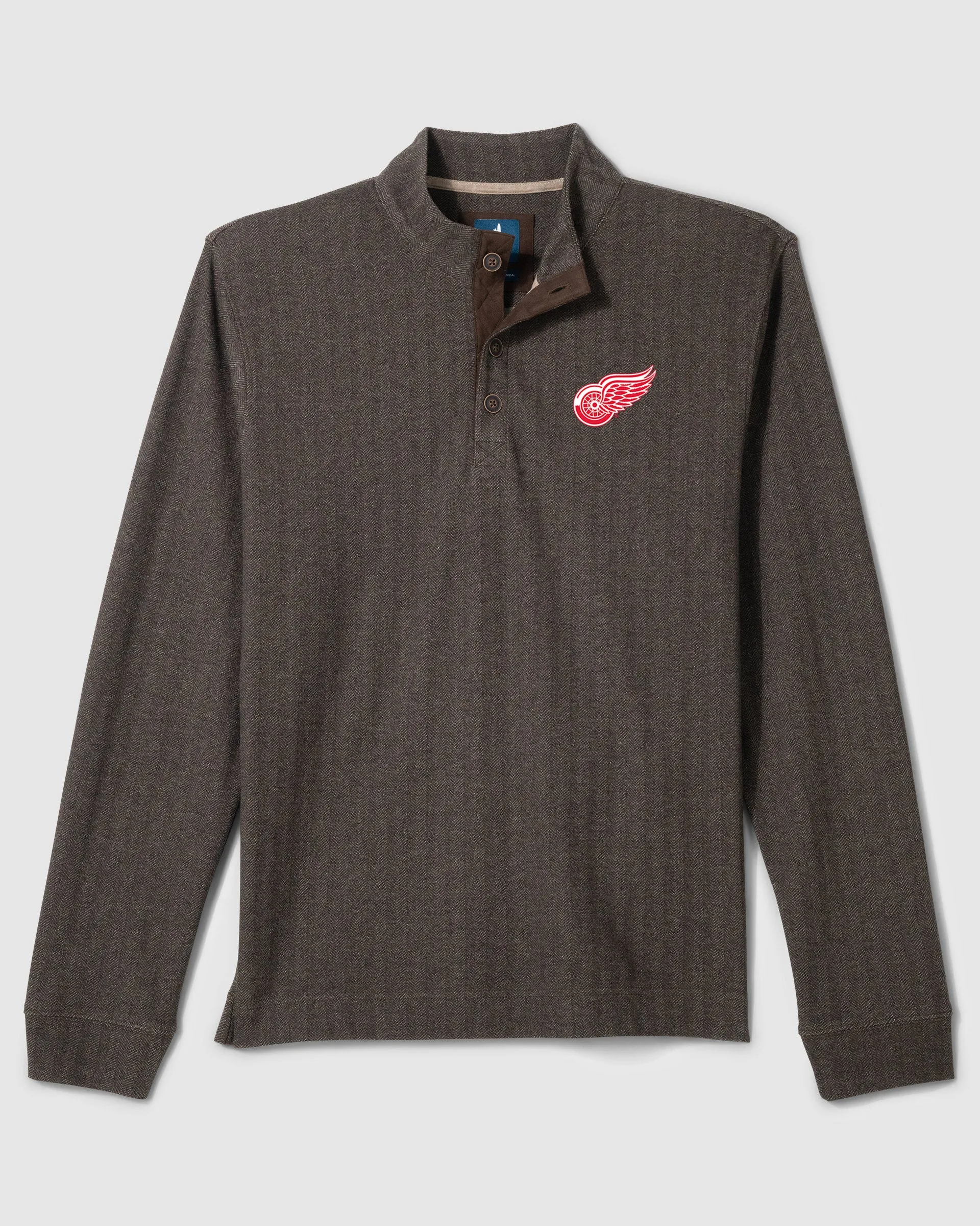Detroit Red Wings Cotton Blend Henley sold by Johnnie-O