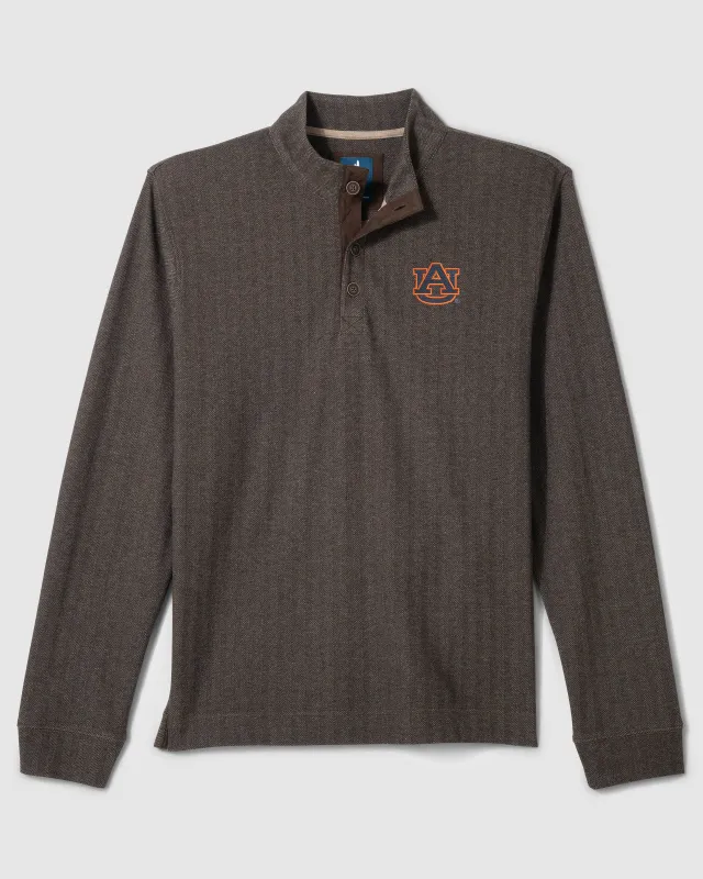 Auburn Cotton Blend Henley made by Johnnie-O