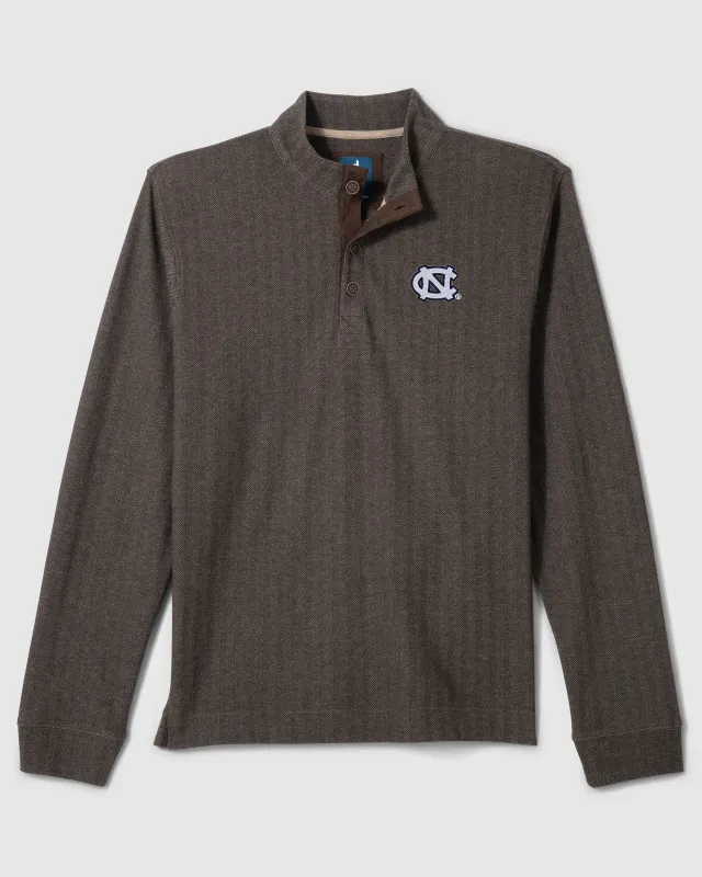 University of North Carolina Cotton Blend Henley made by Johnnie-O