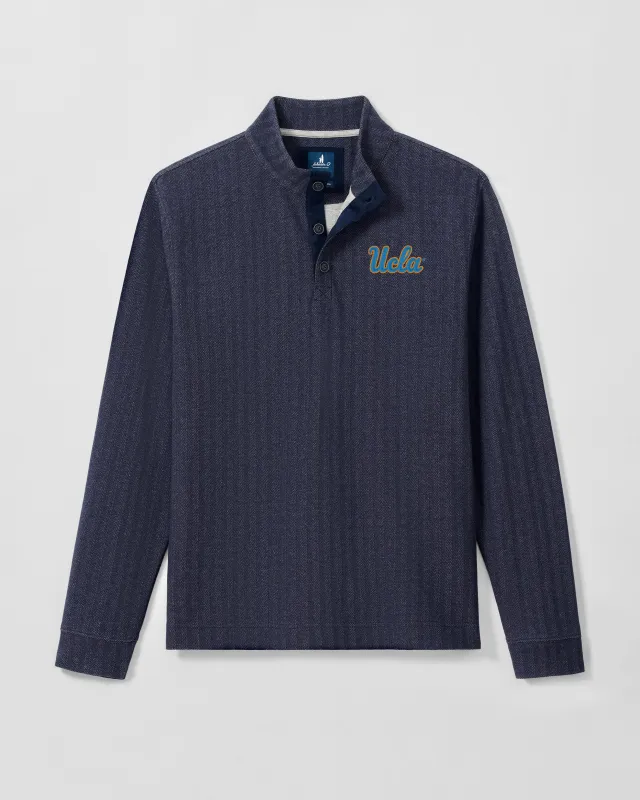 UCLA Cotton Blend Henley made by Johnnie-O