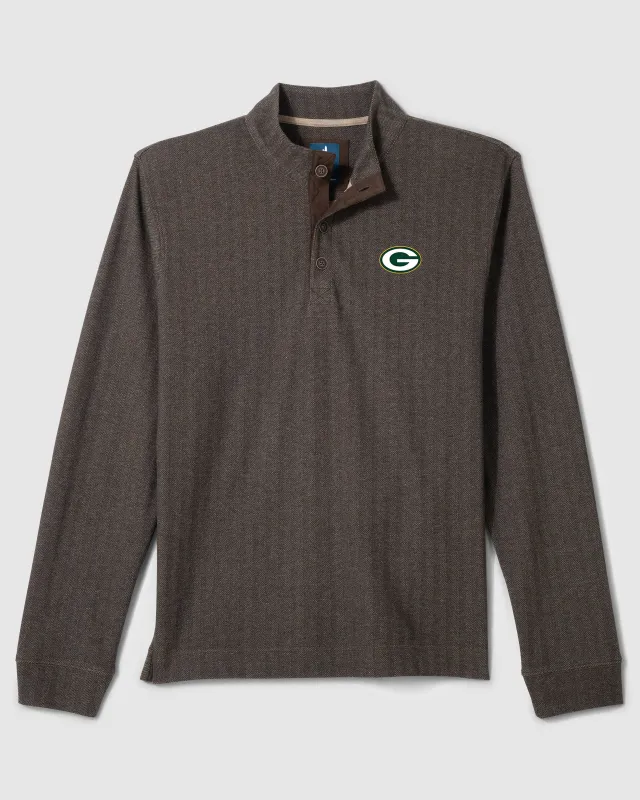Green Bay Packers Cotton Blend Henley made by Johnnie-O