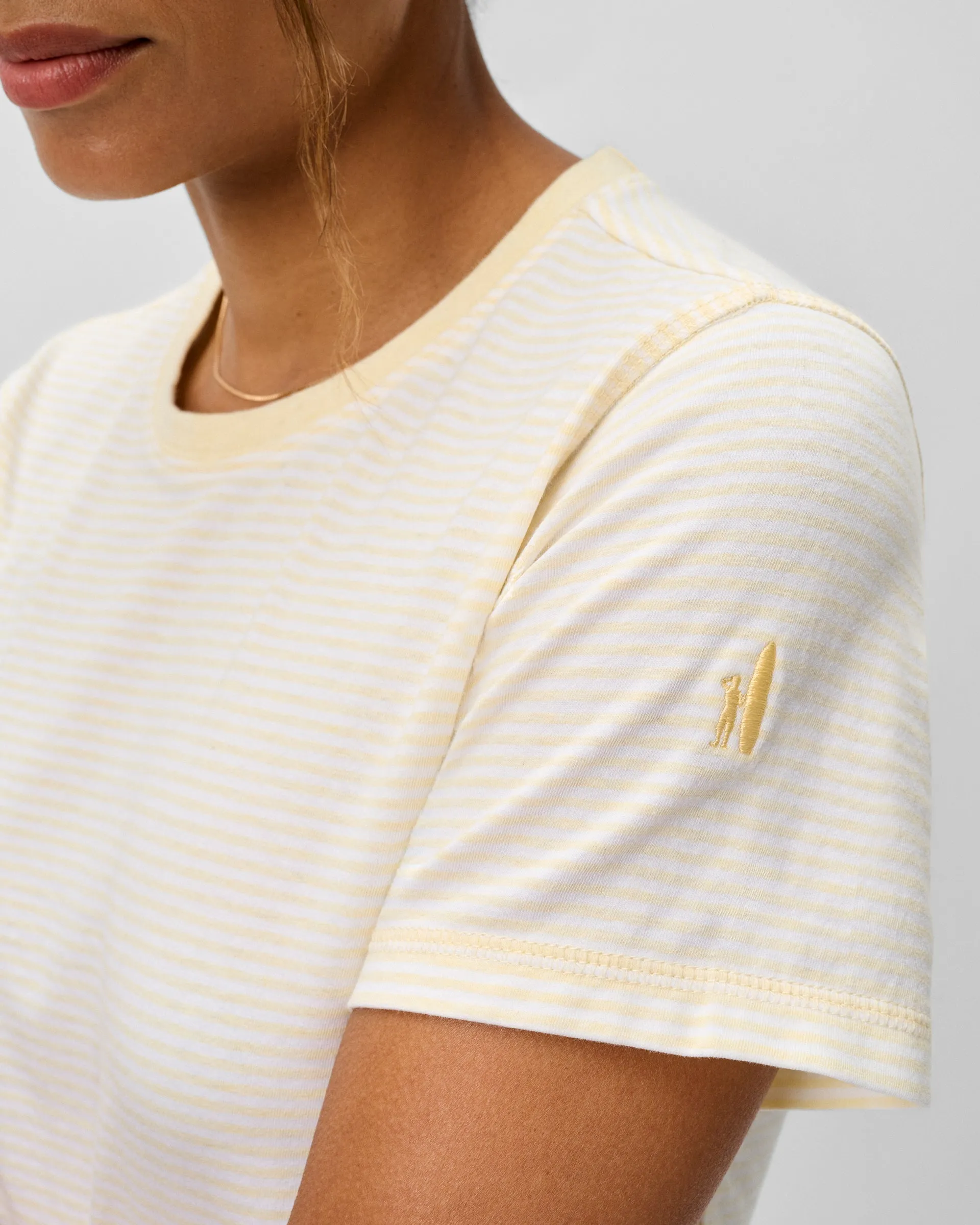Mini Stripe Crew Tee sold by Johnnie-O product image thumbnail 3