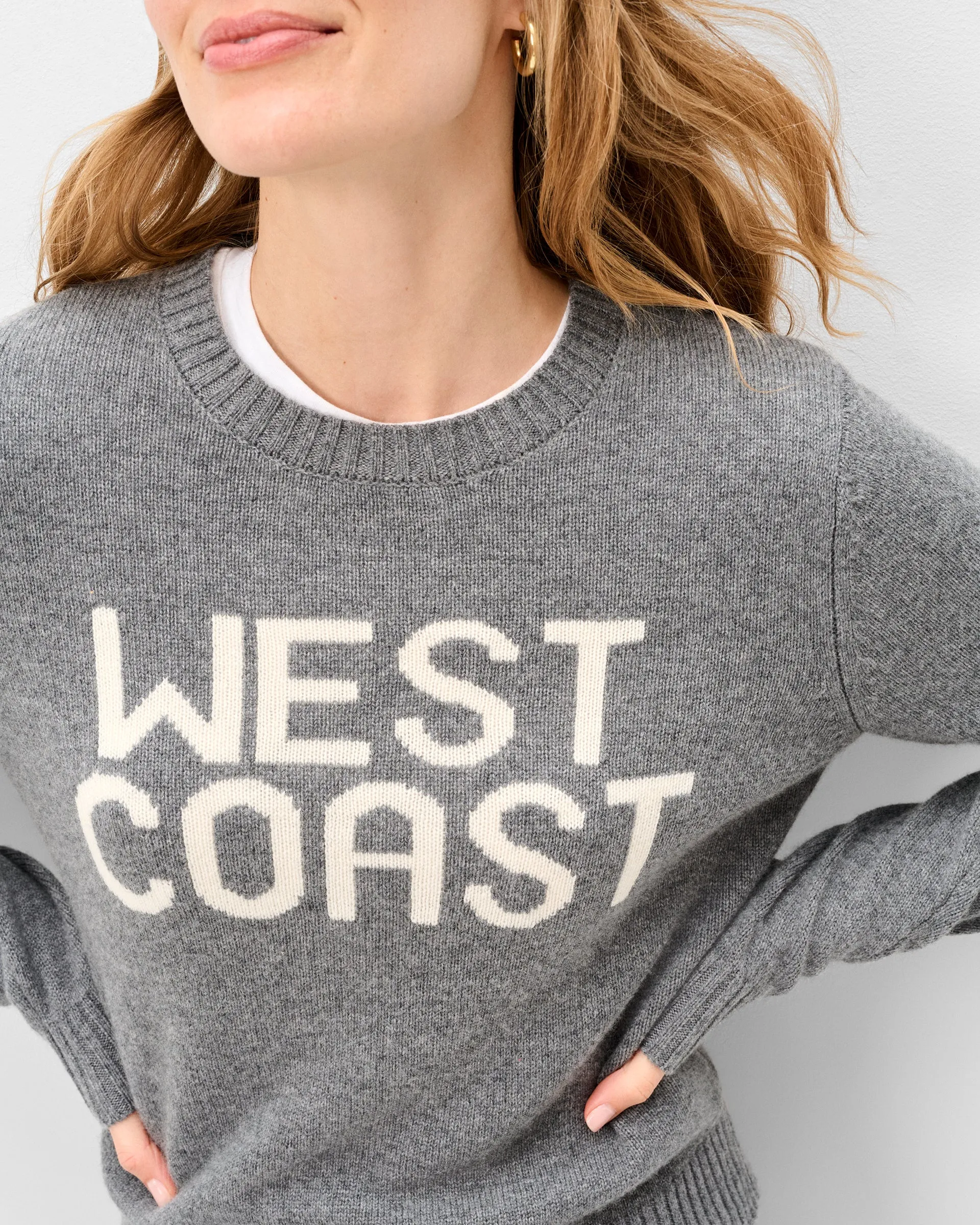 Coastal Cashmere Blend Crewneck Sweater sold by Johnnie-O product image thumbnail 3