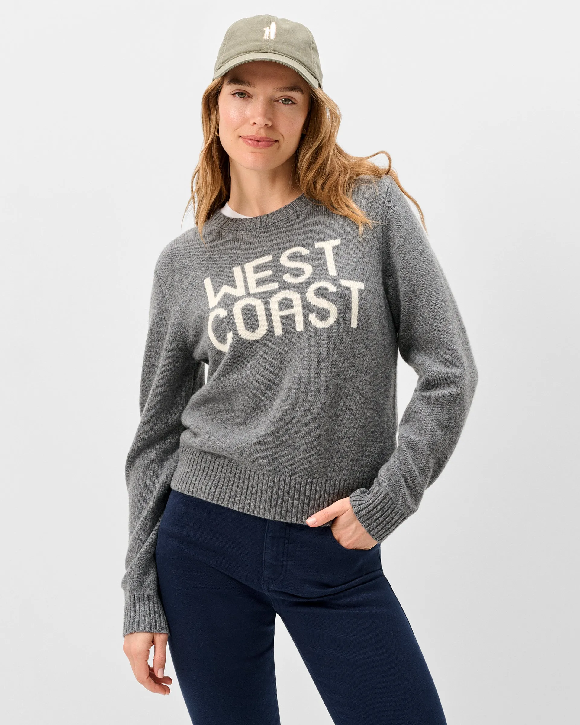 Coastal Cashmere Blend Crewneck Sweater sold by Johnnie-O