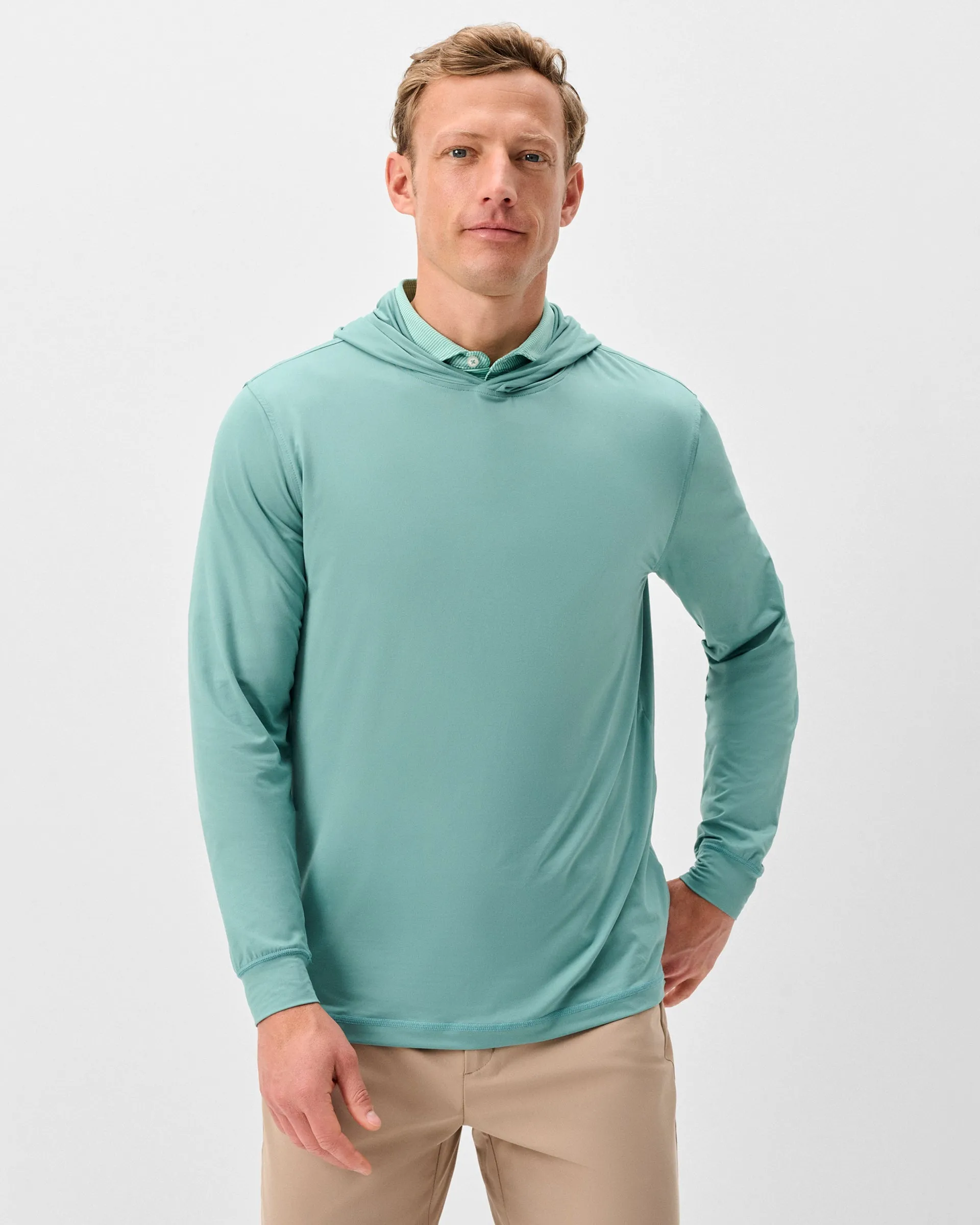 Talon Featherweight Performance Hoodie - Solid sold by Johnnie-O