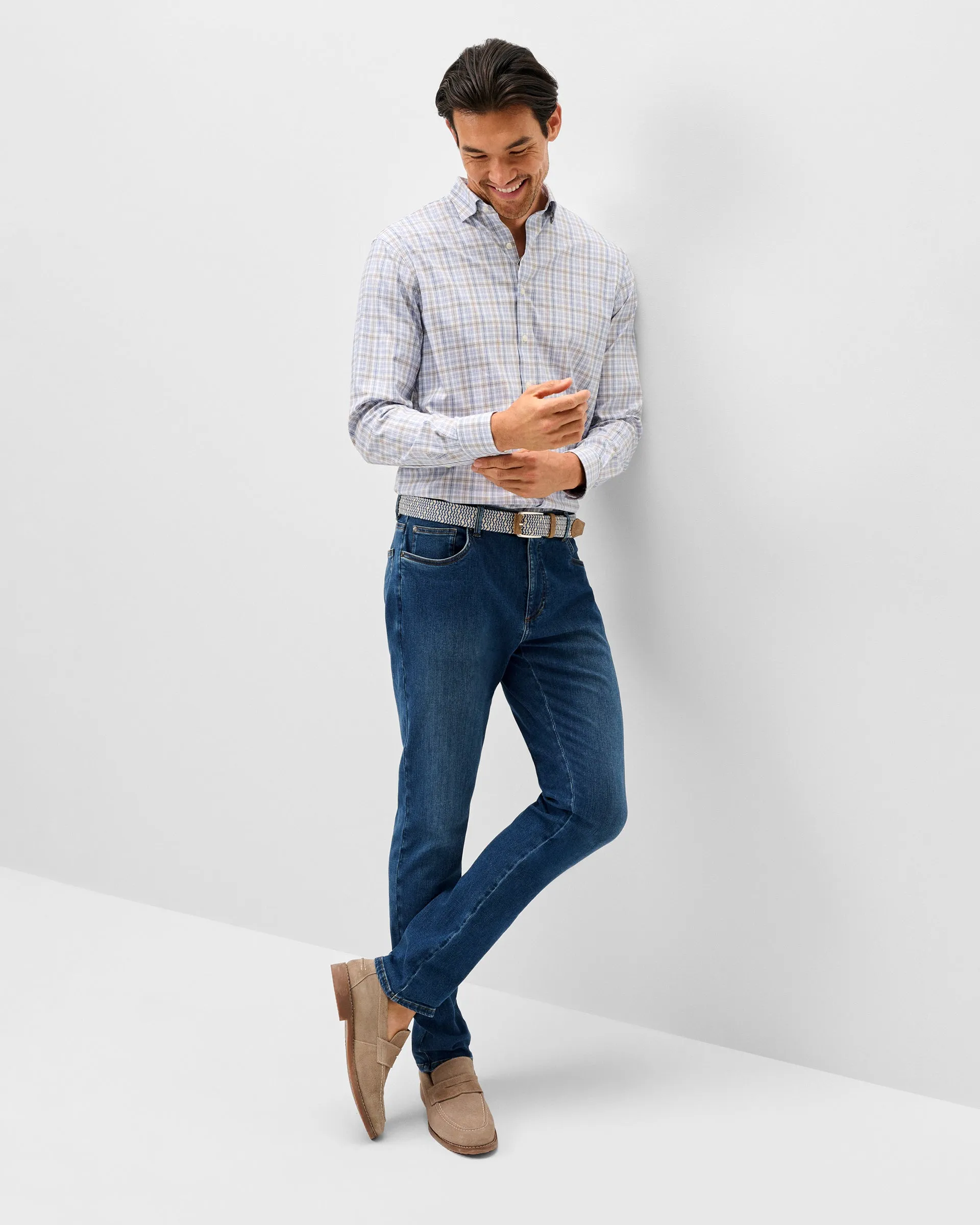 Everyday Performance Button Down Shirt - Chelsea Pane sold by Johnnie-O product image thumbnail 5
