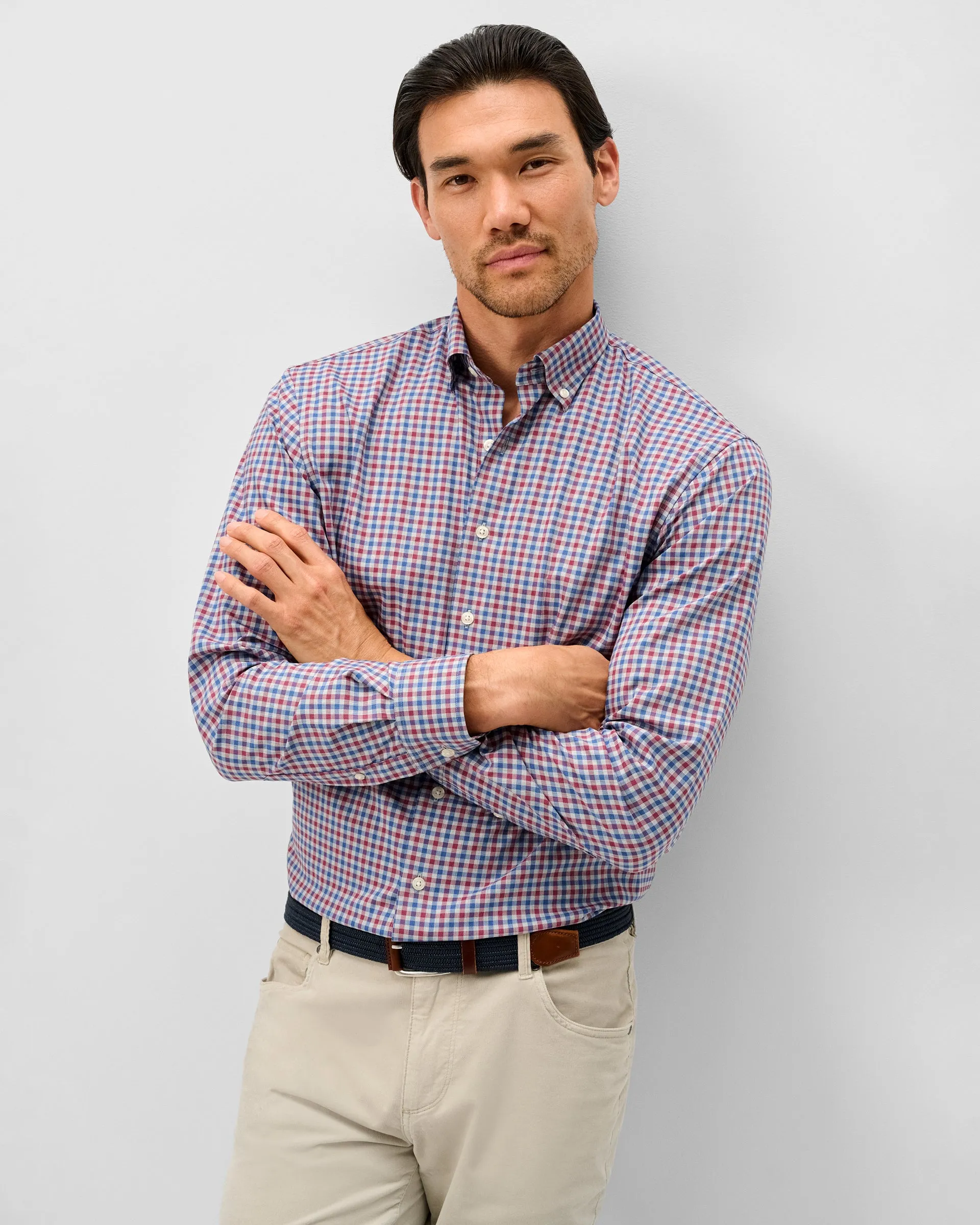 Everyday Performance Button Down Shirt - Chatham Gingham sold by Johnnie-O product image thumbnail 5