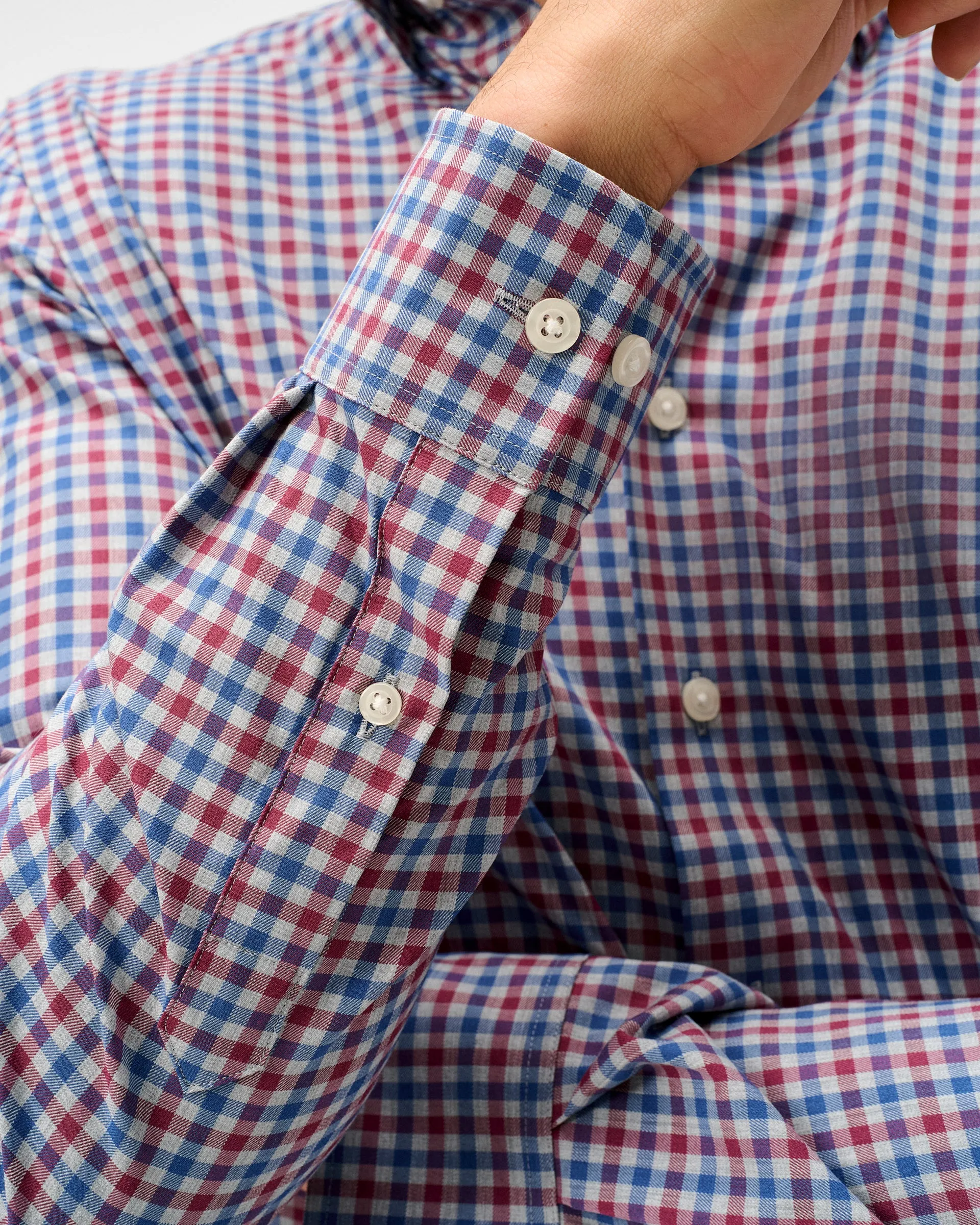 Everyday Performance Button Down Shirt - Chatham Gingham sold by Johnnie-O product image thumbnail 4
