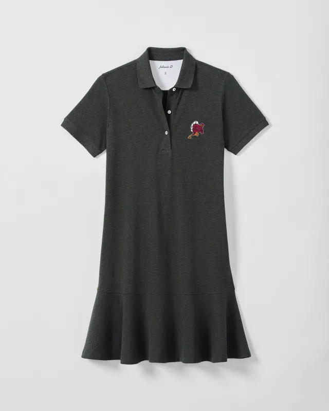 Virginia Tech Women's Janie Pique Dress - Football Logo made by Johnnie-O