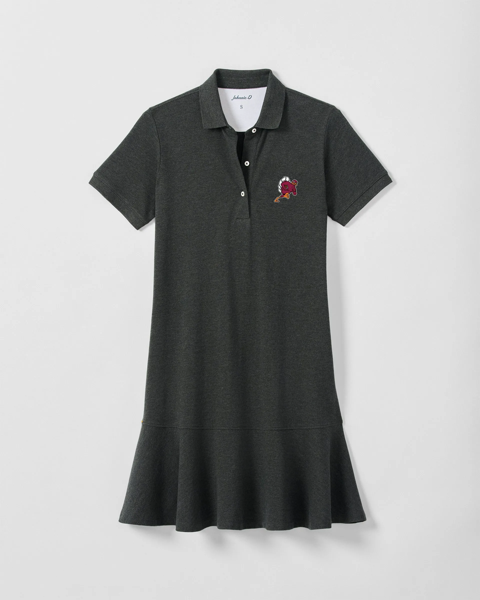 Virginia Tech Women's Janie Pique Dress - Football Logo sold by Johnnie-O