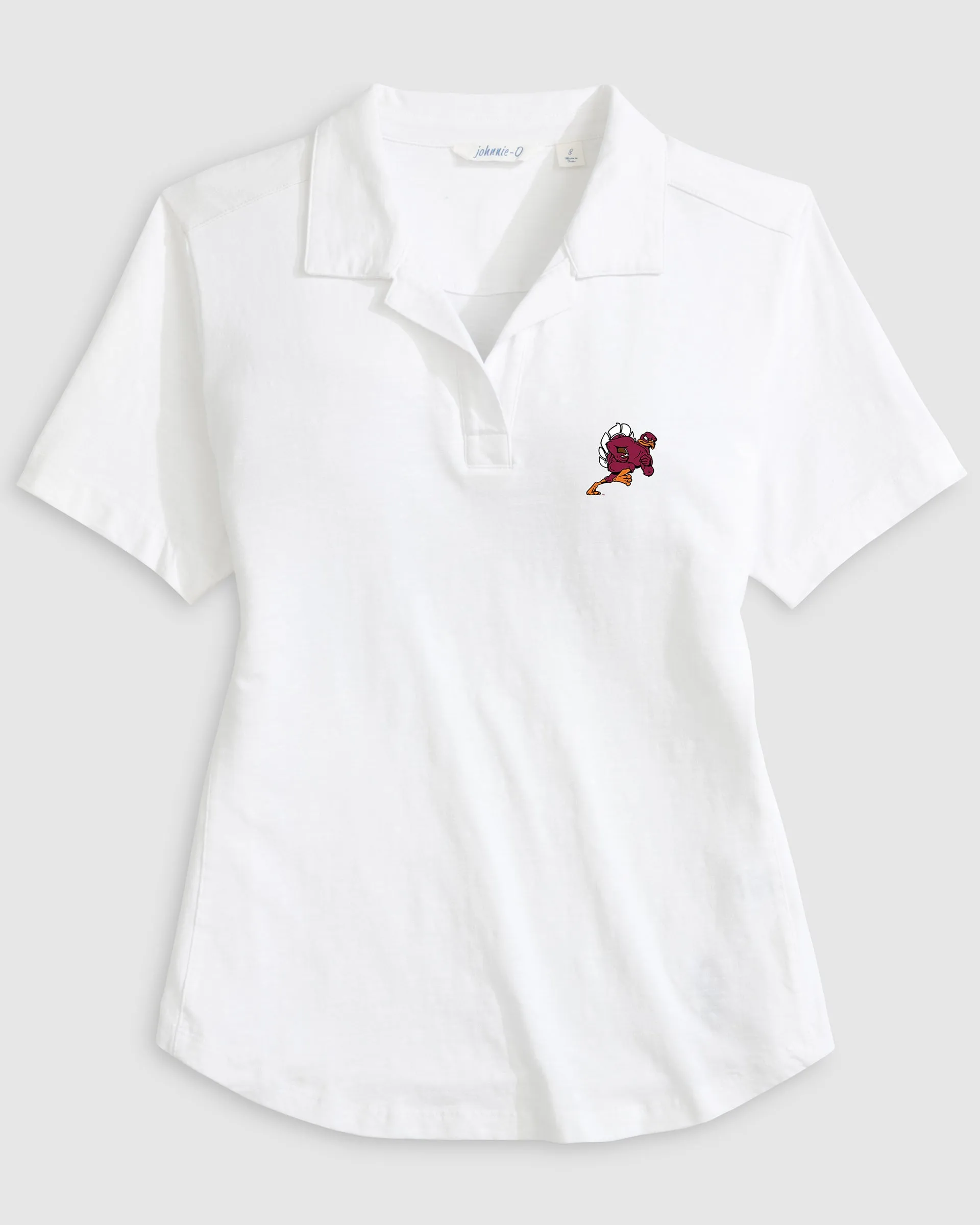 Virginia Tech Women's Coastal Wash Polo - Football Logo sold by Johnnie-O product image thumbnail 4