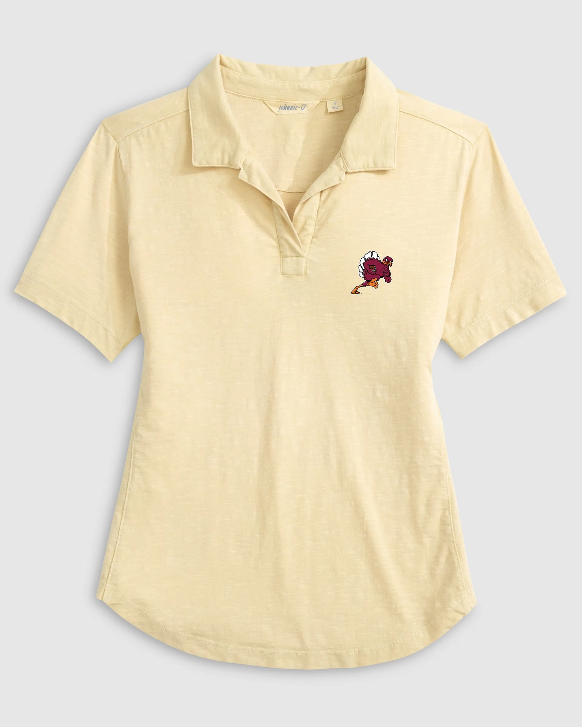 Virginia Tech Women's Coastal Wash Polo - Football Logo sold by Johnnie-O product image thumbnail 3