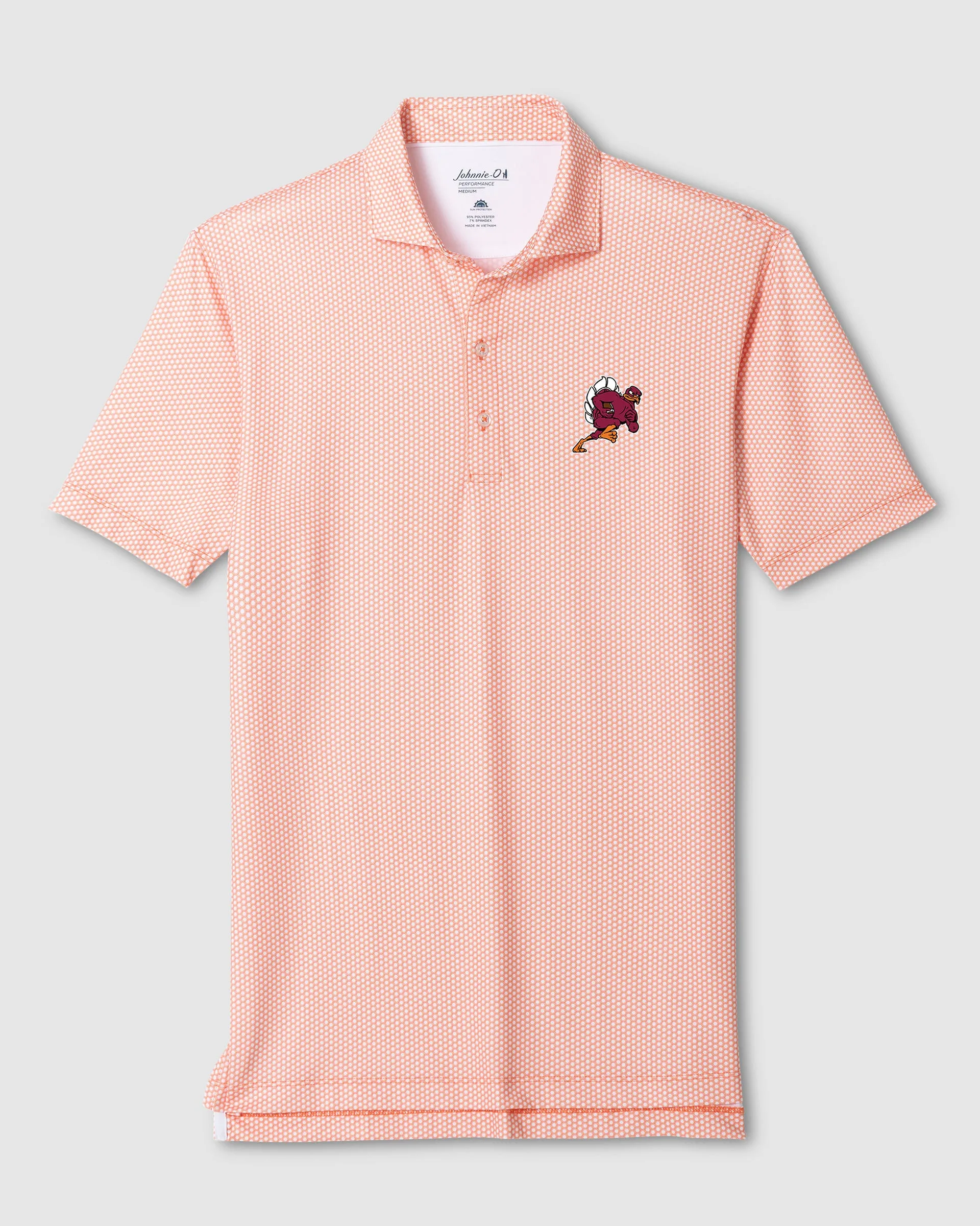 Virginia Tech Hex Performance Jersey Polo - Football Logo sold by Johnnie-O product image thumbnail 3