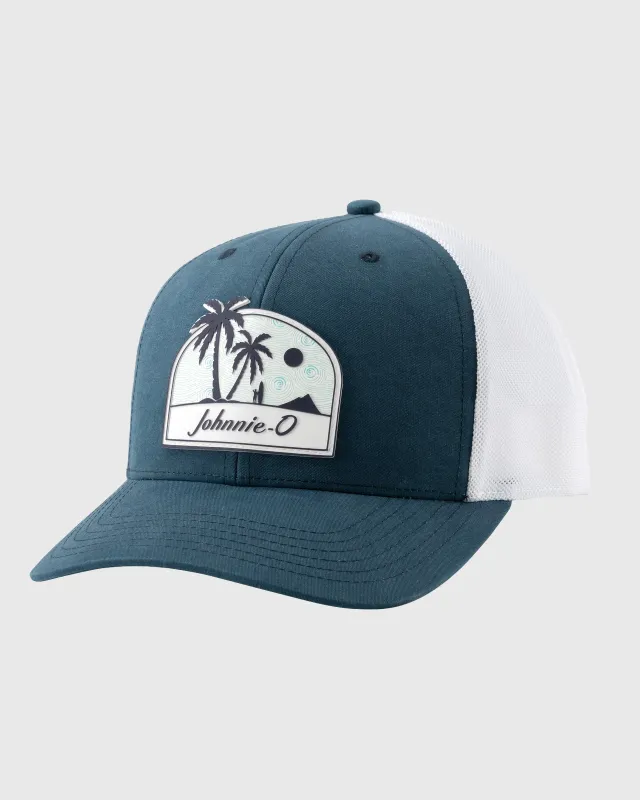 Palmco Trucker Hat made by Johnnie-O