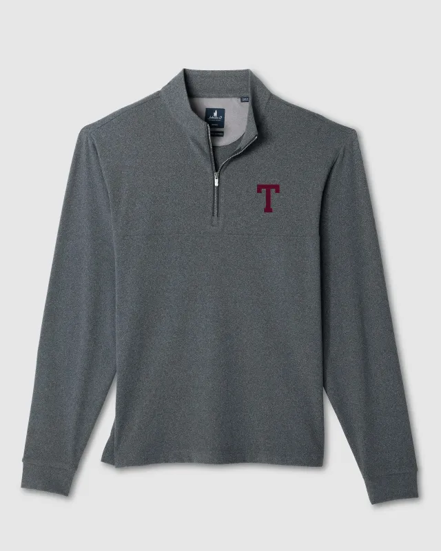 Texas A&M University Mikey Fleece 1/4 Zip Pullover - Vault Logo made by Johnnie-O